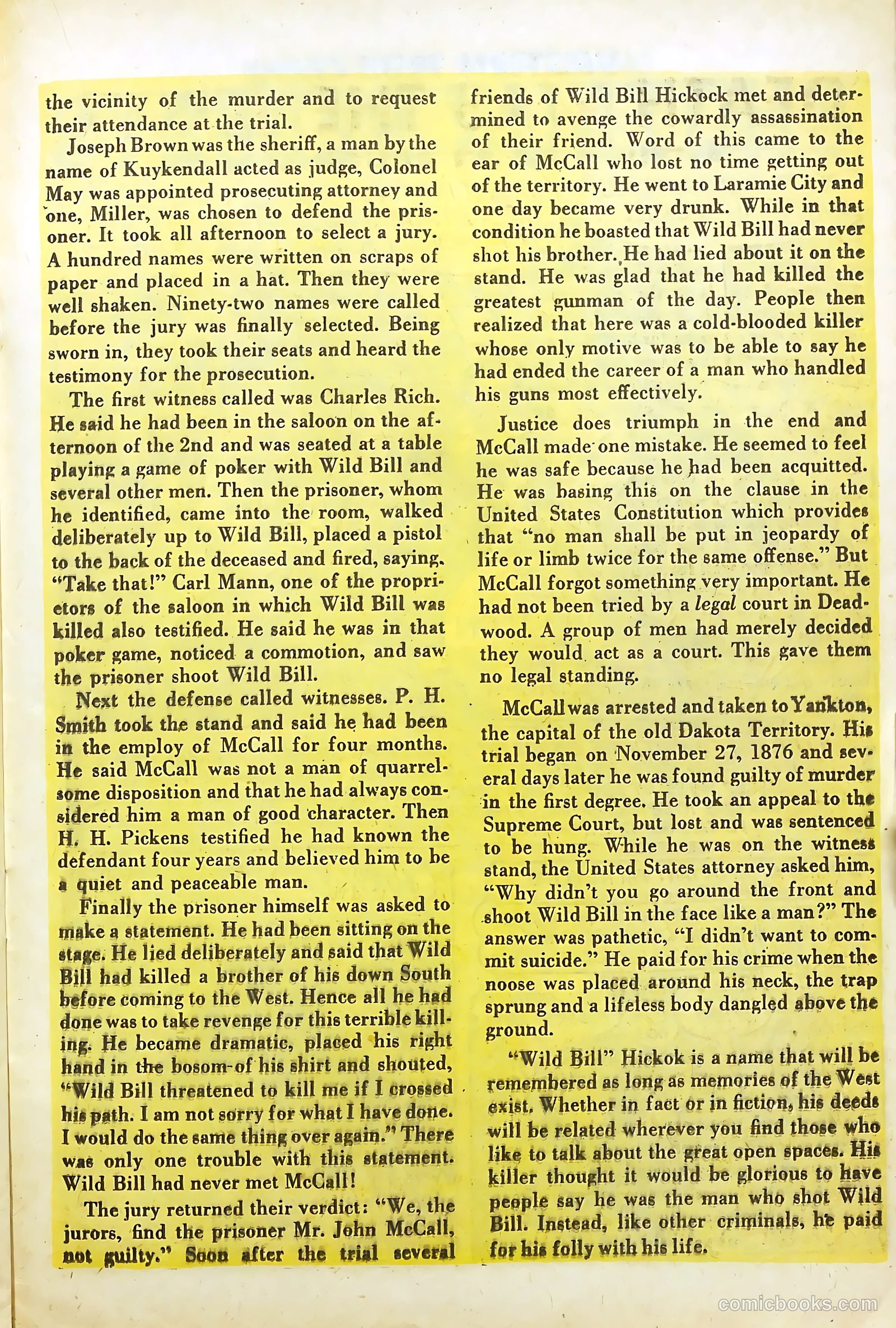 Western True Crime #6 (1949) — page 23 of 36