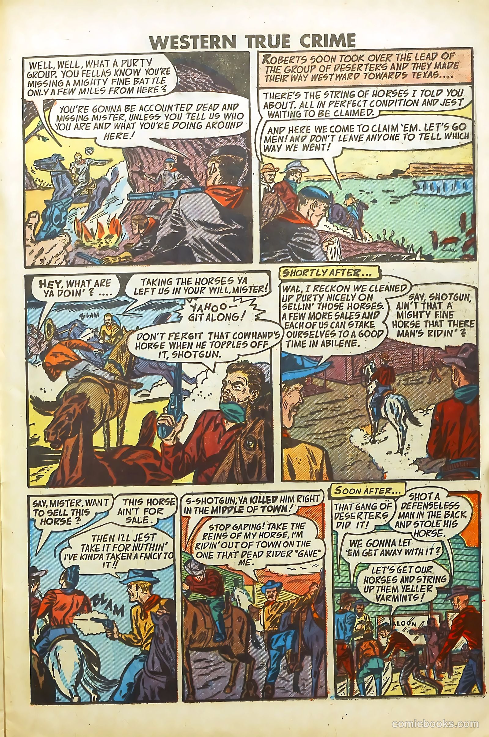 Western True Crime #6 (1949) — page 25 of 36