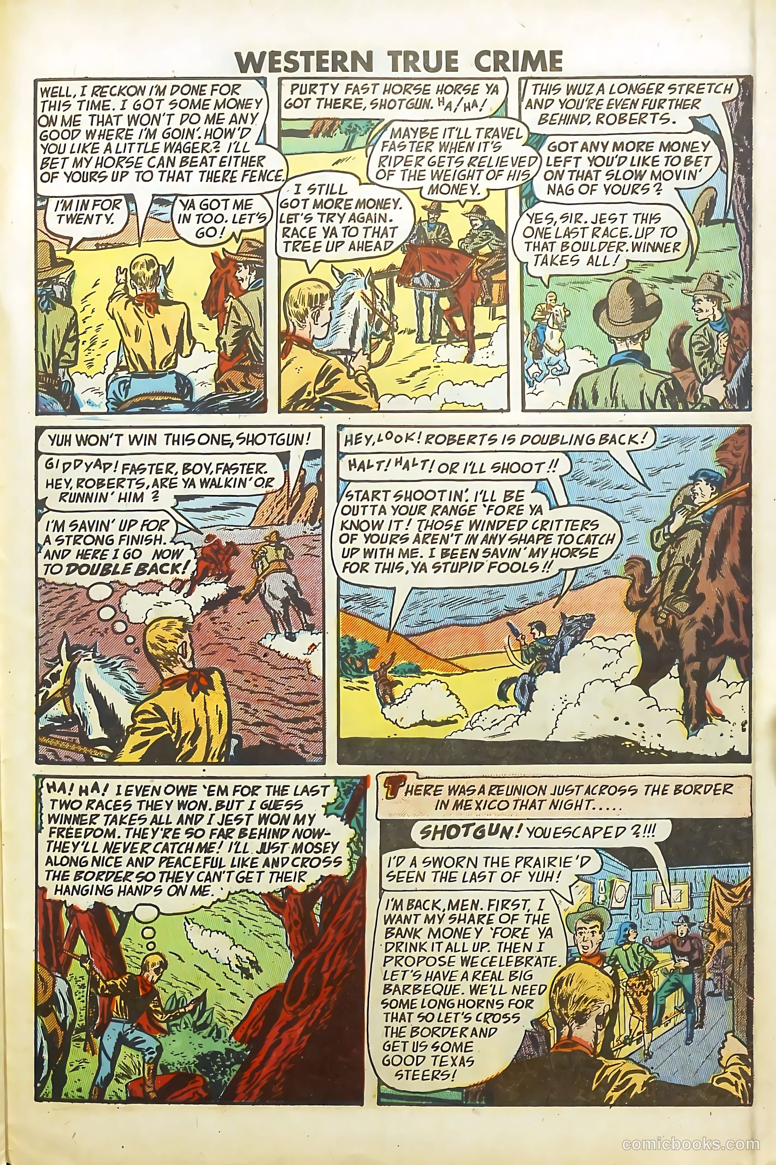Western True Crime #6 (1949) — page 27 of 36