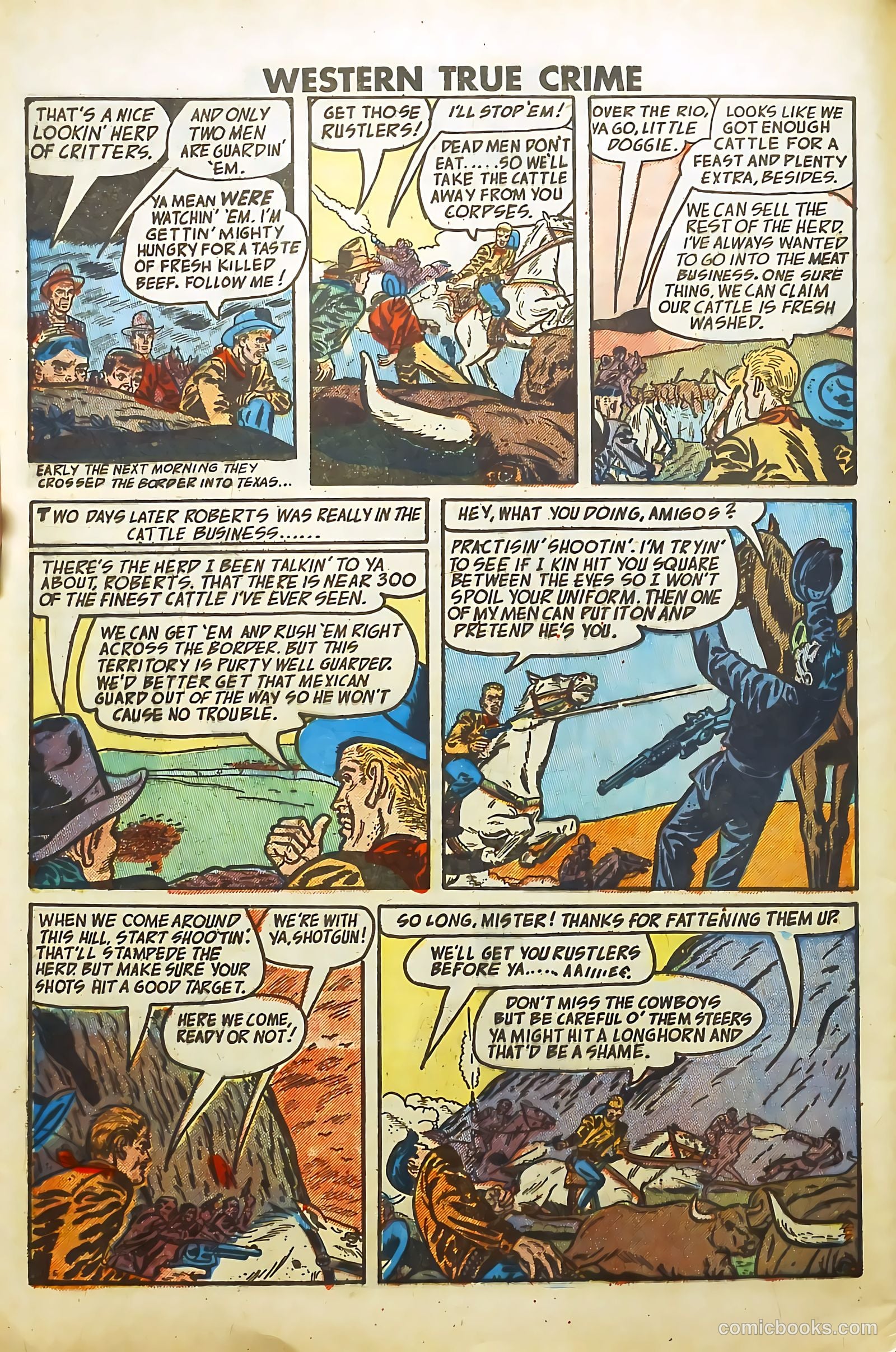 Western True Crime #6 (1949) — page 28 of 36