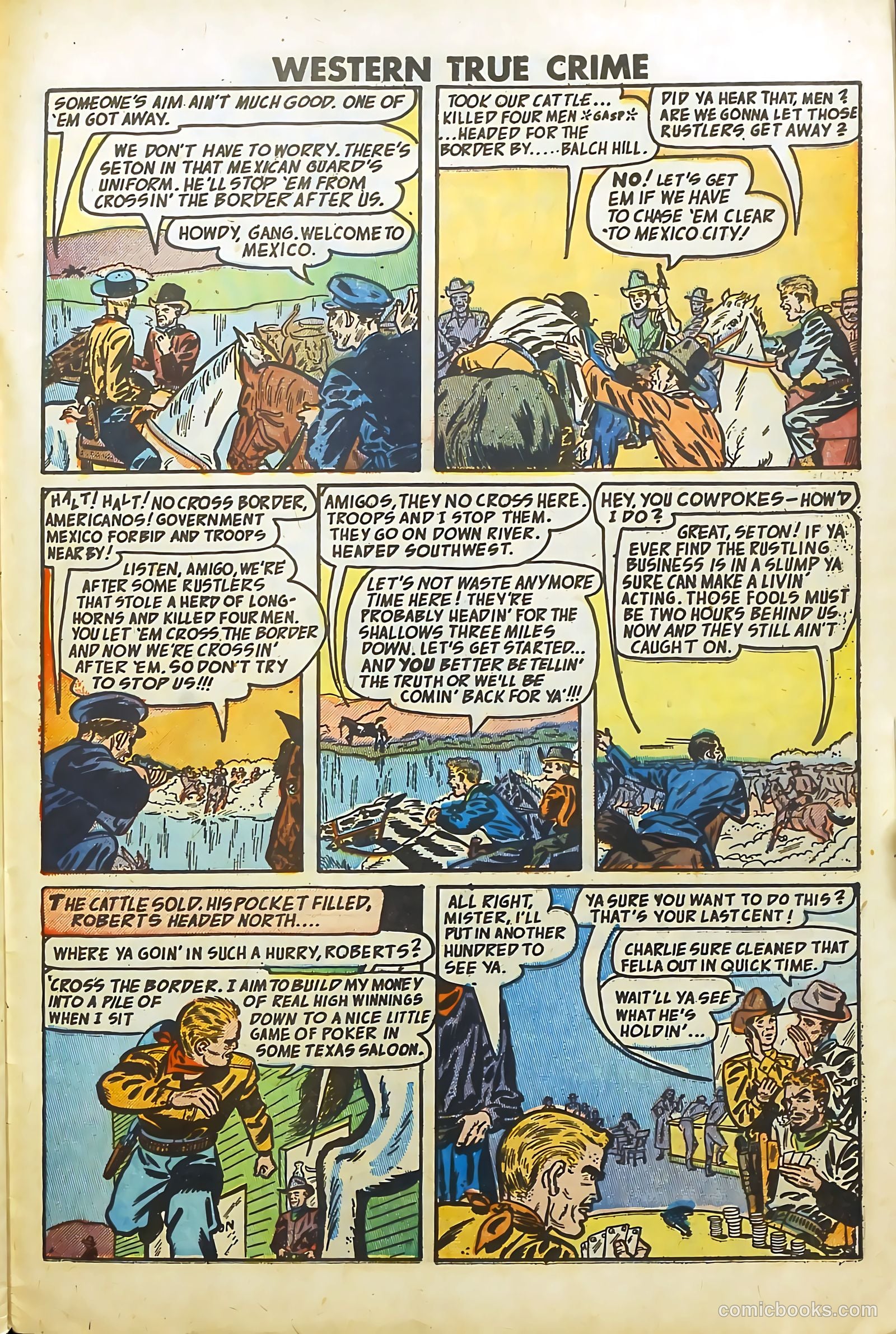 Western True Crime #6 (1949) — page 29 of 36