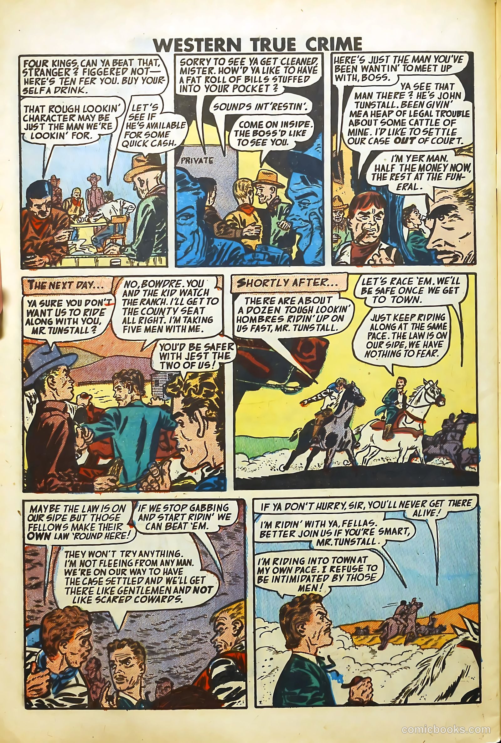 Western True Crime #6 (1949) — page 30 of 36