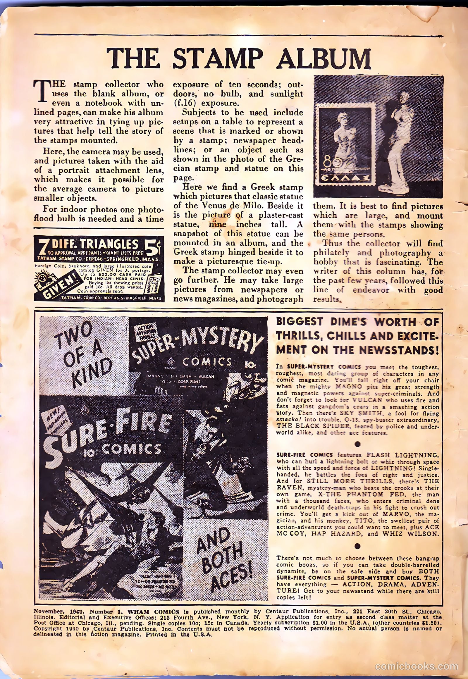 Wham Comics #1 (1940) — page 2 of 68
