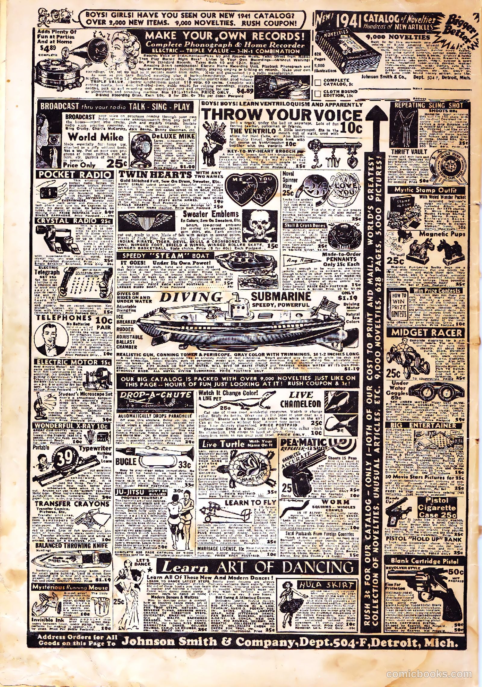 Wham Comics #1 (1940) — page 68 of 68