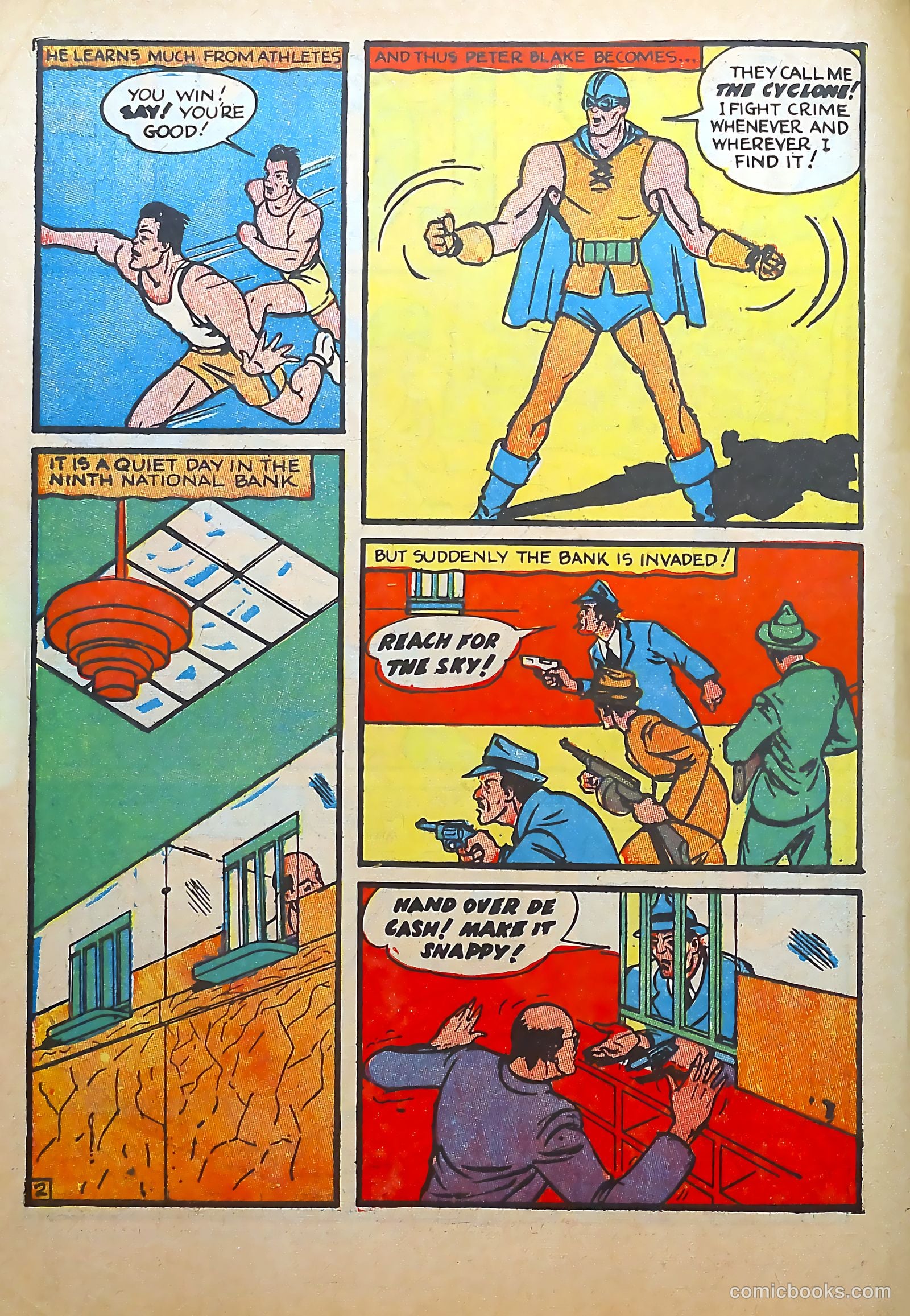 Whirlwind Comics #1 (1940) — page 4 of 68