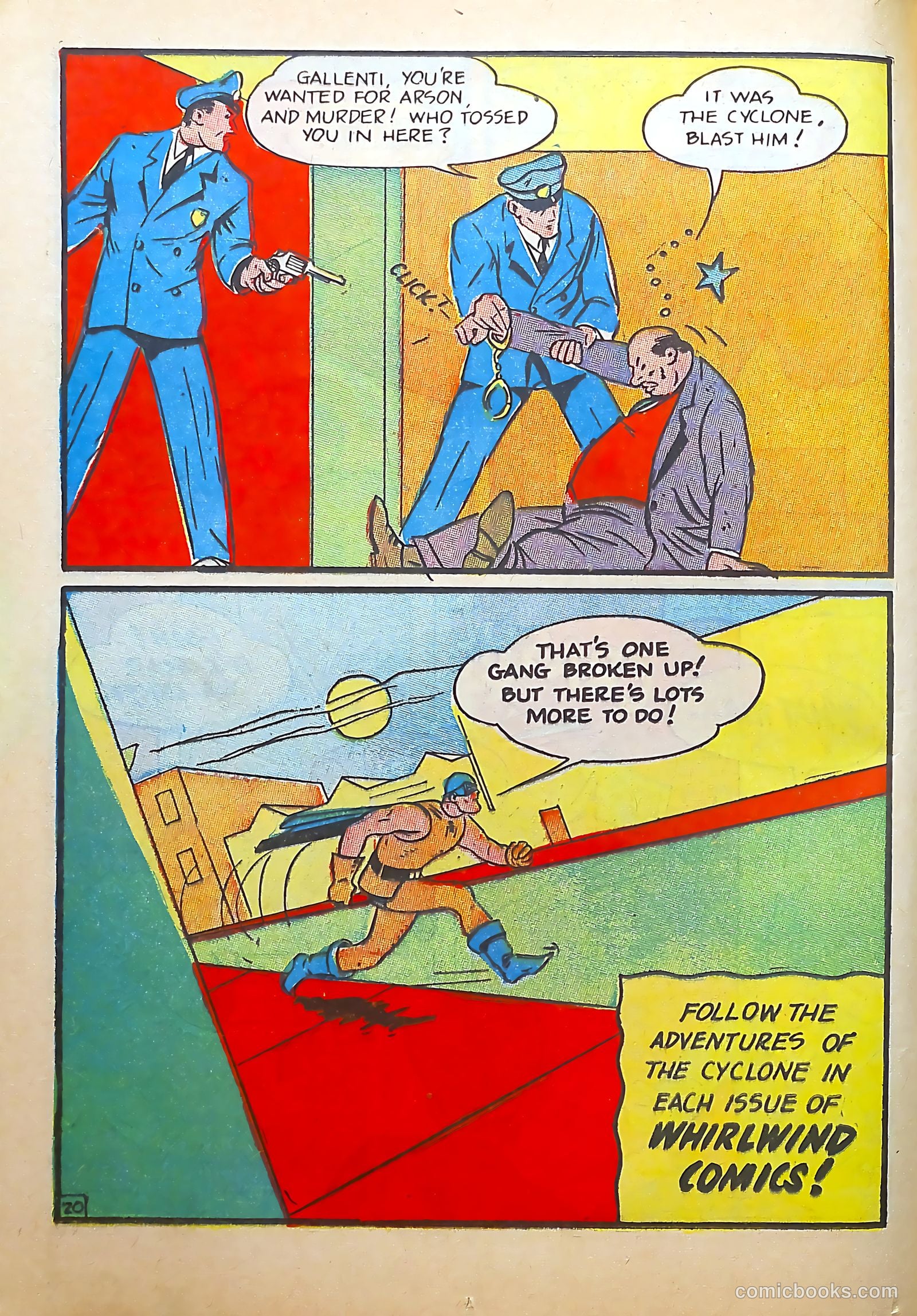 Whirlwind Comics #1 (1940) — page 22 of 68