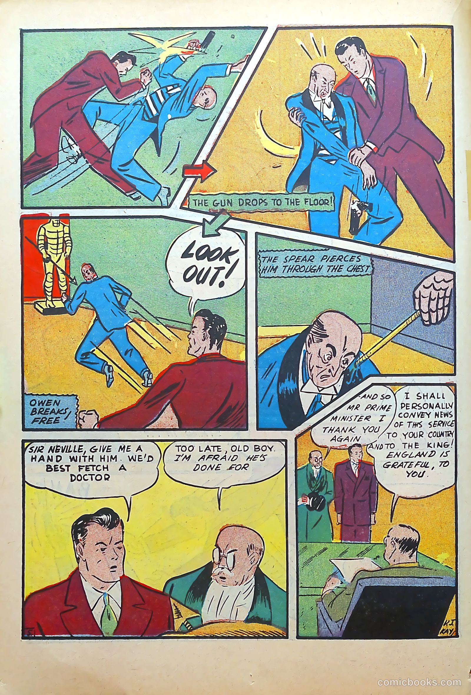 Whirlwind Comics #1 (1940) — page 32 of 68