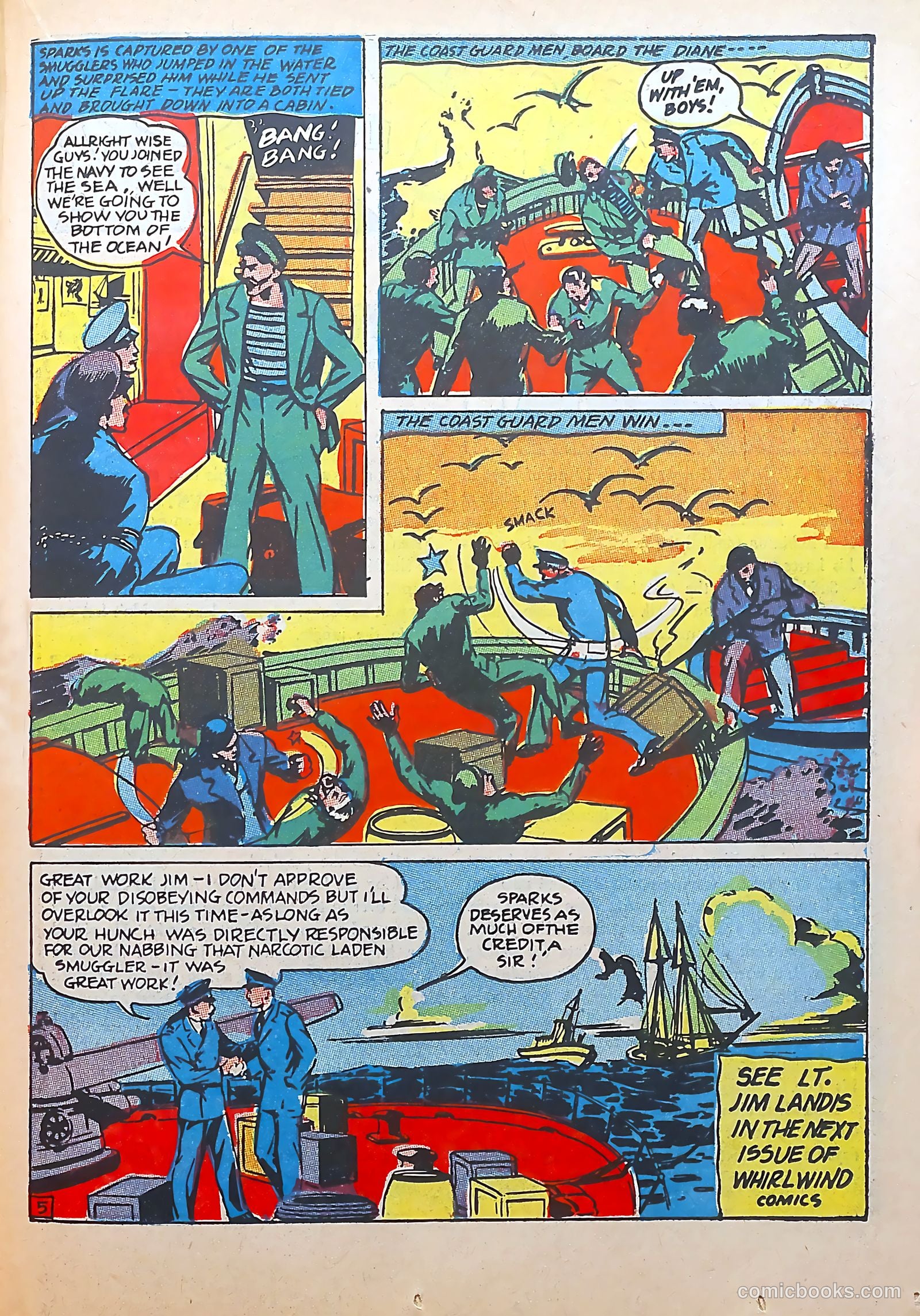 Whirlwind Comics #1 (1940) — page 37 of 68