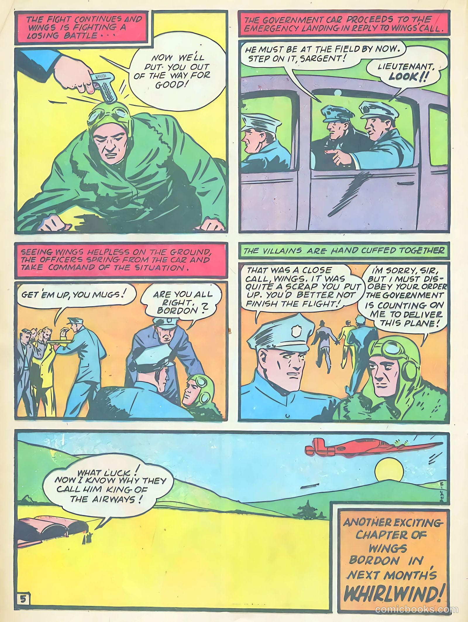 Whirlwind Comics #2 (1940) — page 40 of 68