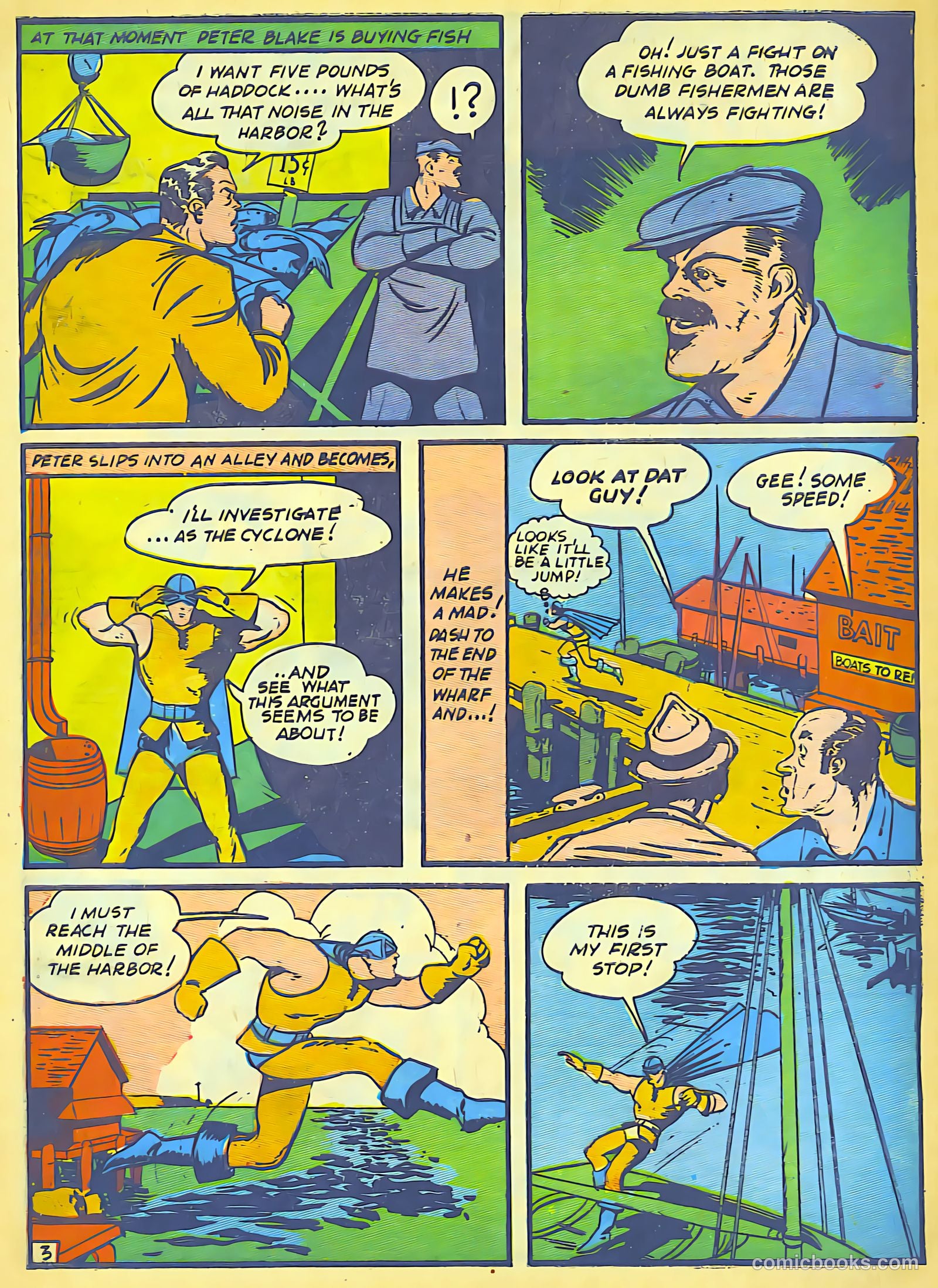 Whirlwind Comics #3 (1940) — page 3 of 65