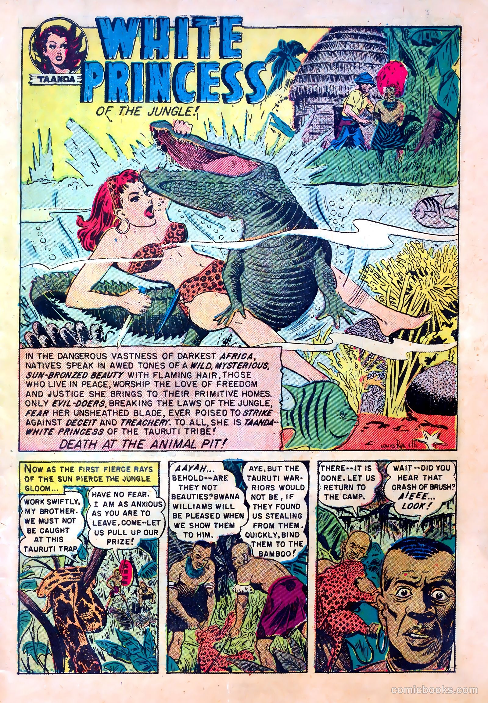 White Princess of the Jungle #1 (1951) — page 3 of 36