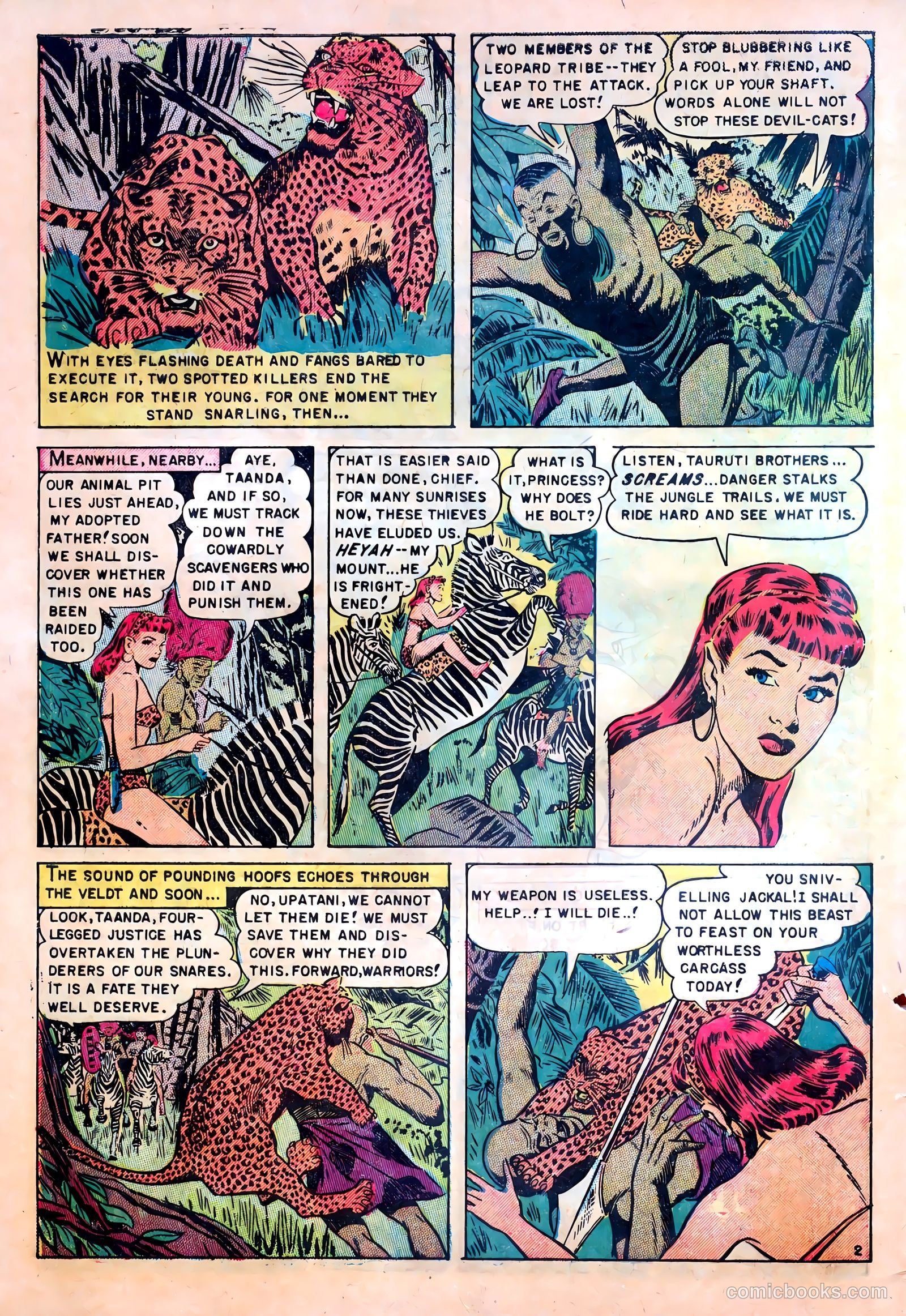 White Princess of the Jungle #1 (1951) — page 4 of 36