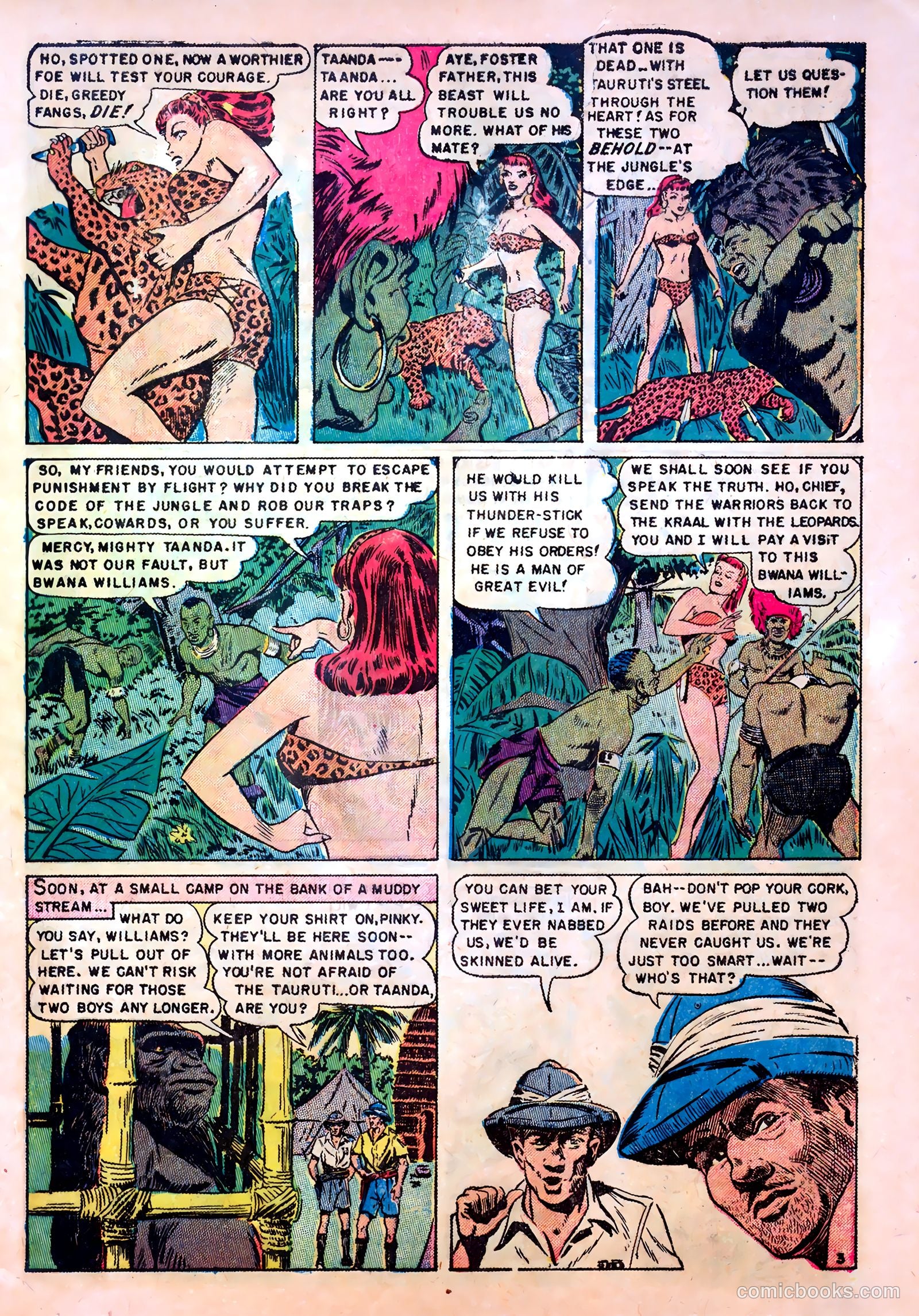 White Princess of the Jungle #1 (1951) — page 5 of 36