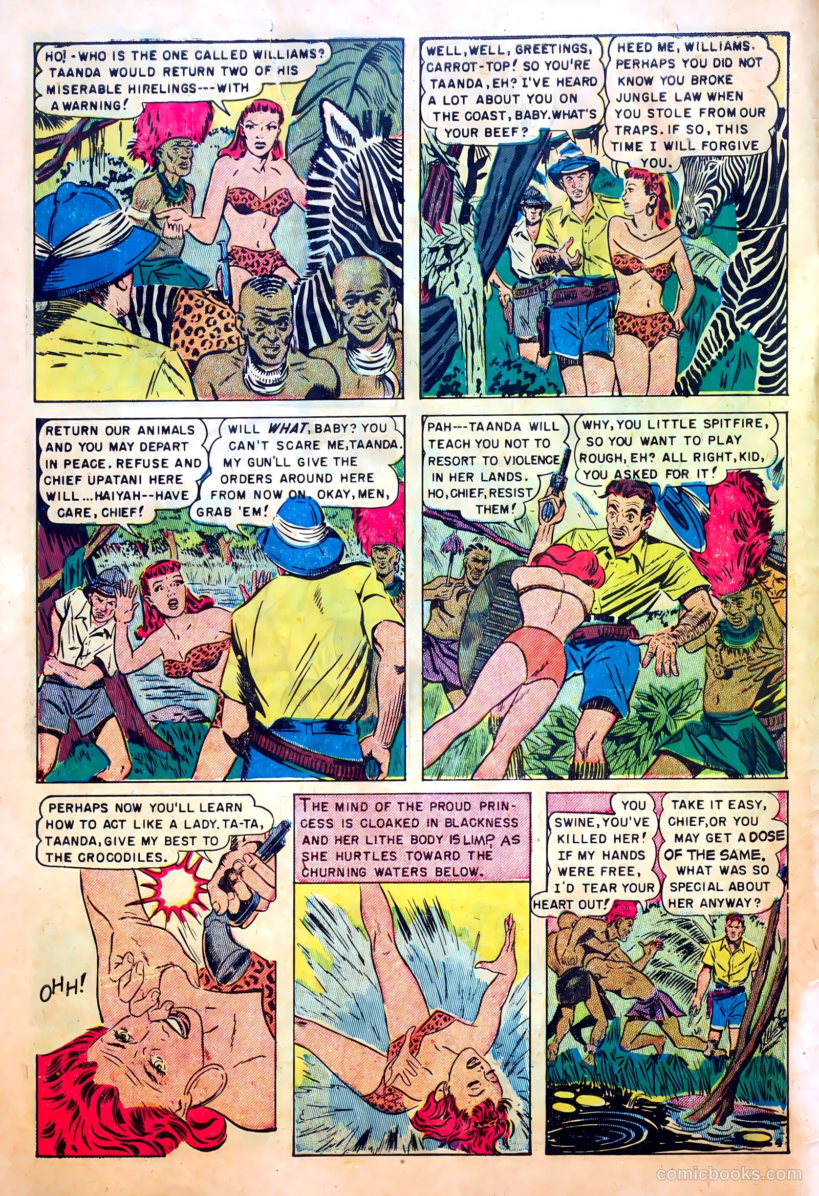White Princess of the Jungle #1 (1951) — page 6 of 36