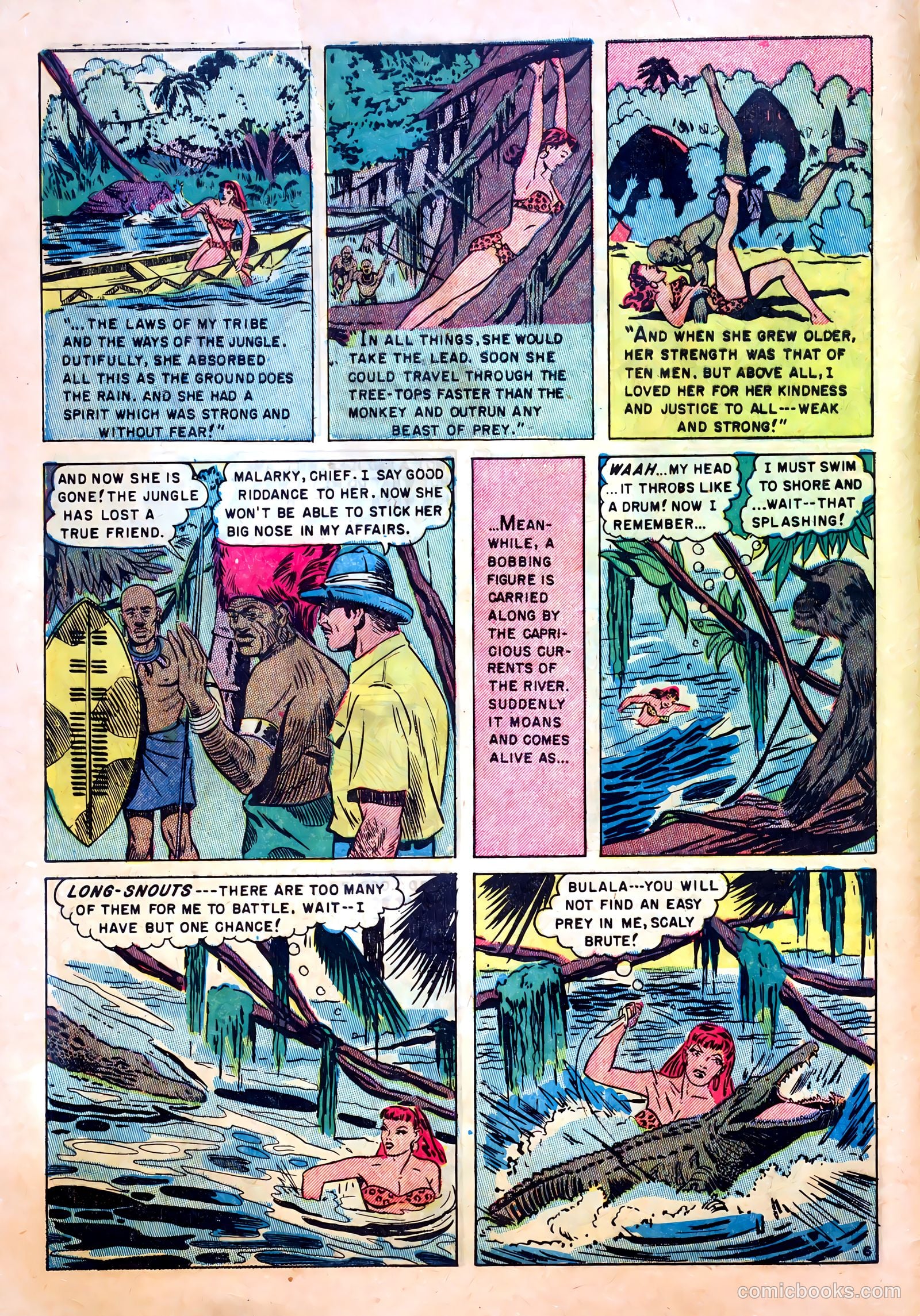 White Princess of the Jungle #1 (1951) — page 8 of 36