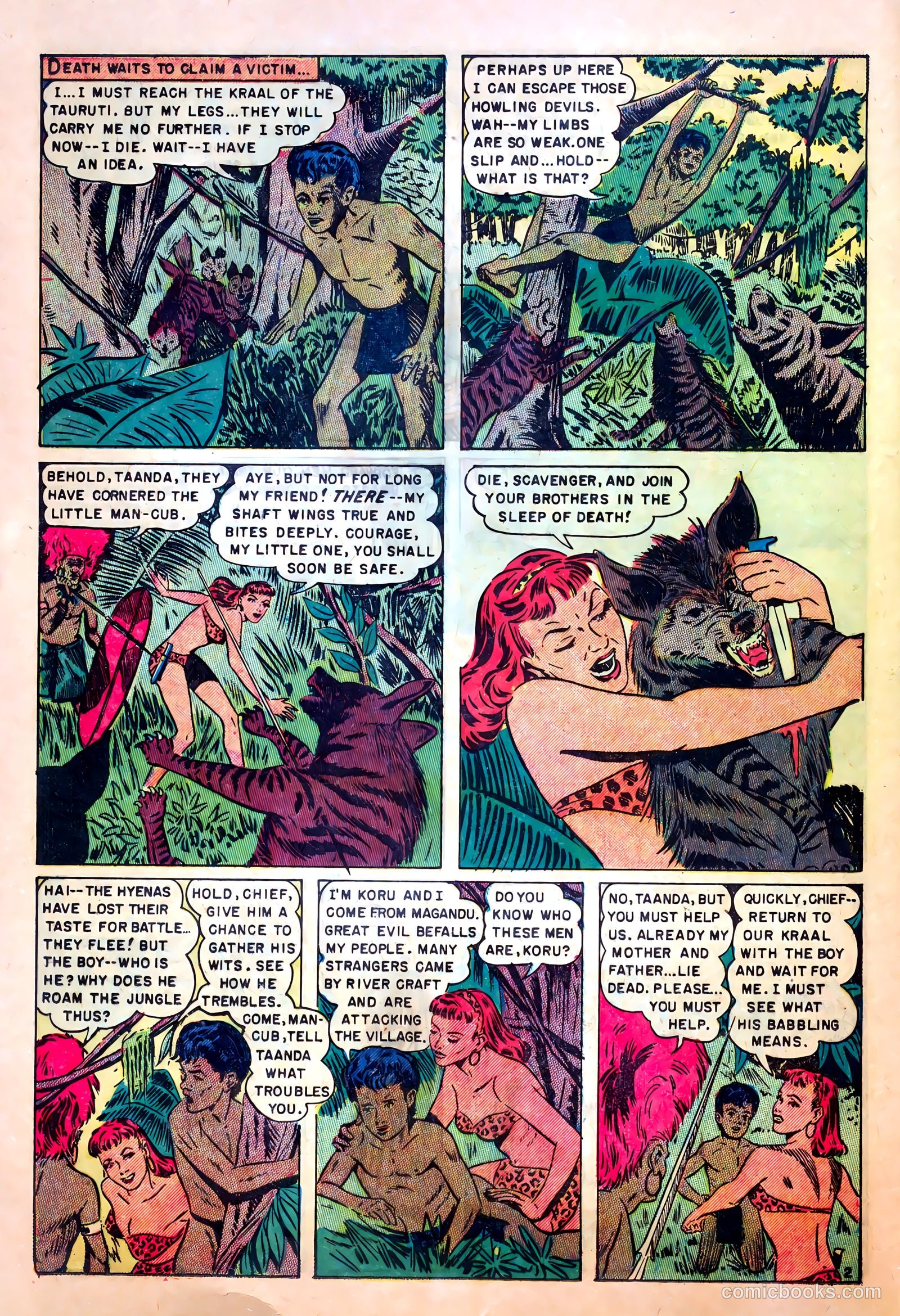 White Princess of the Jungle #1 (1951) — page 12 of 36