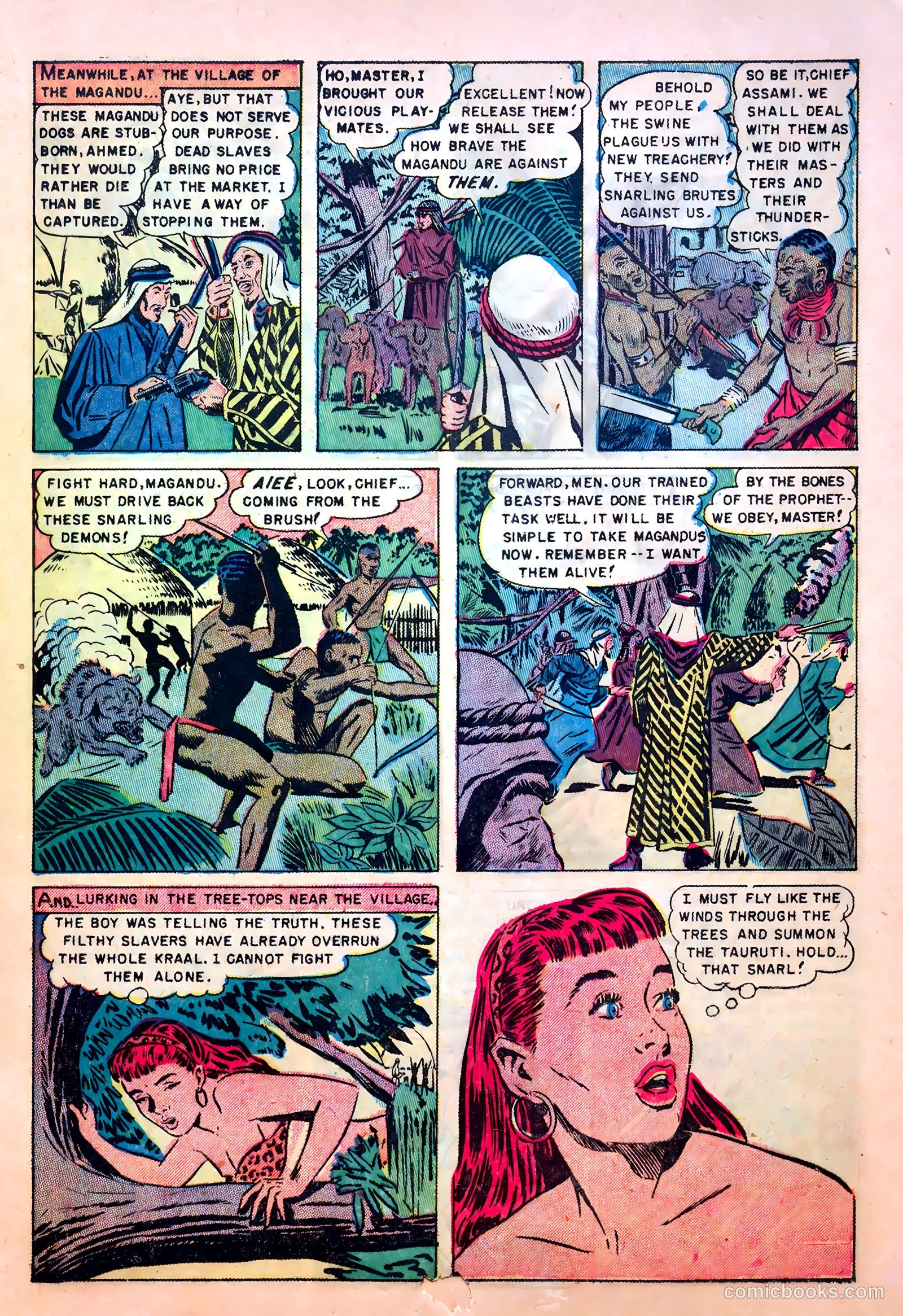 White Princess of the Jungle #1 (1951) — page 13 of 36