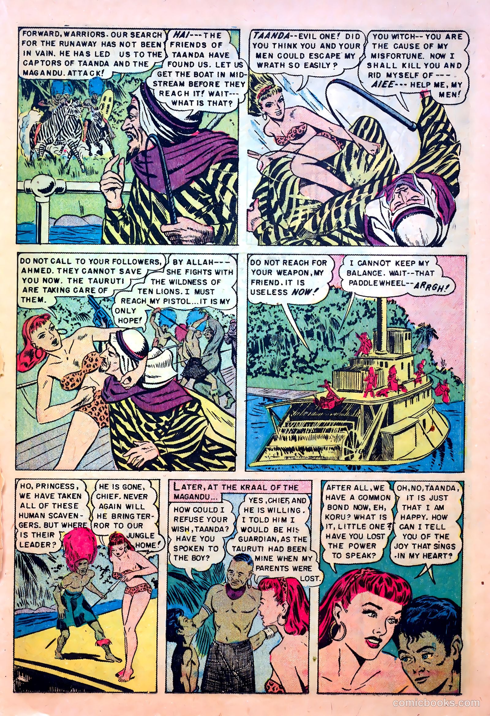 White Princess of the Jungle #1 (1951) — page 17 of 36