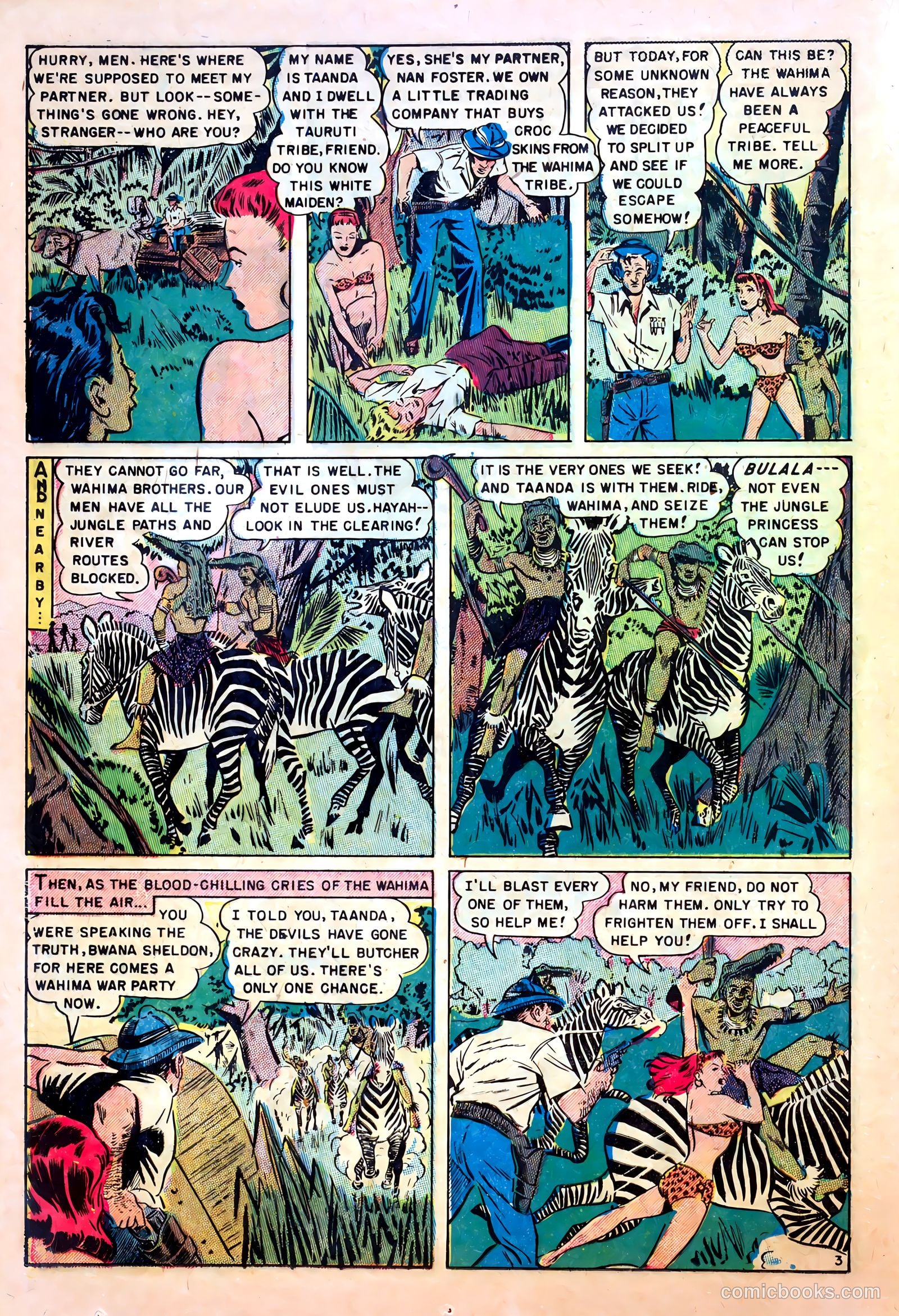 White Princess of the Jungle #1 (1951) — page 20 of 36