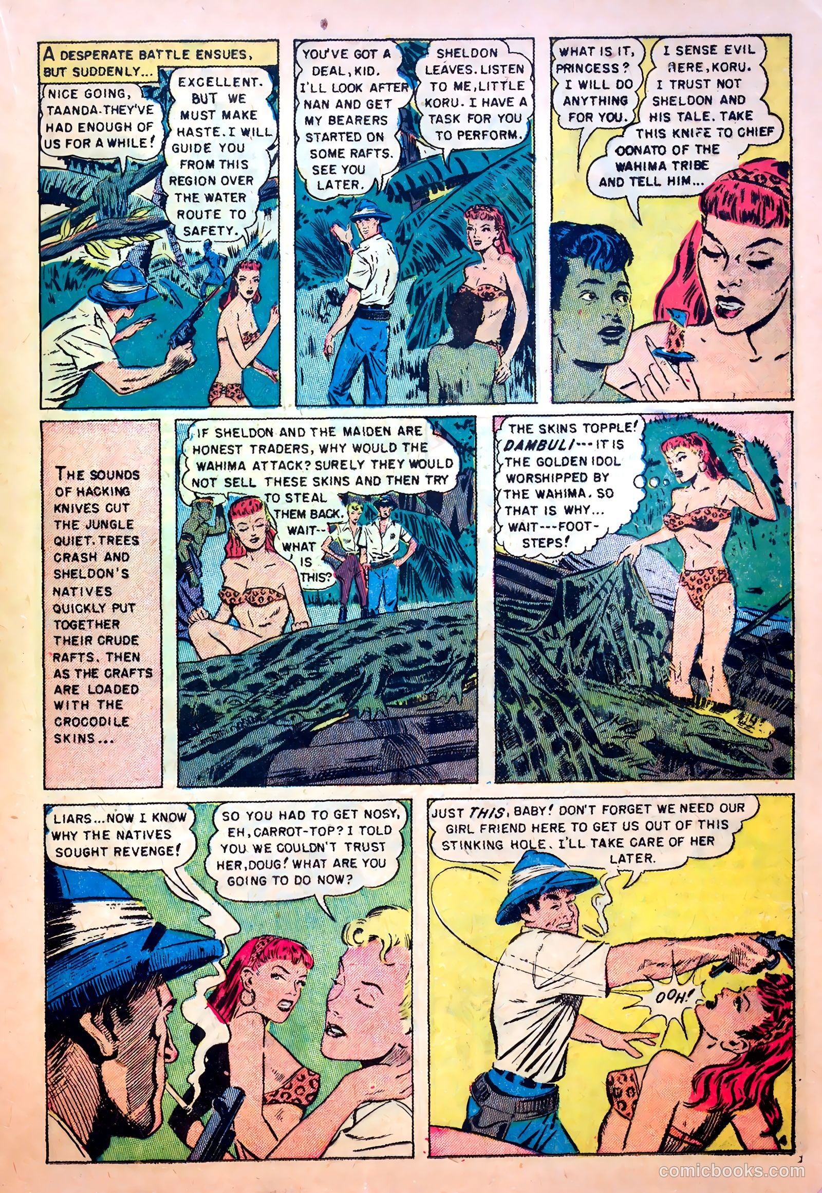 White Princess of the Jungle #1 (1951) — page 21 of 36