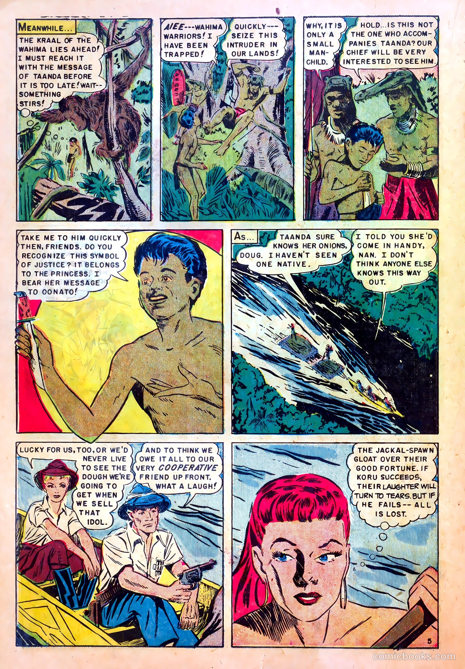 White Princess of the Jungle #1 (1951) — page 22 of 36