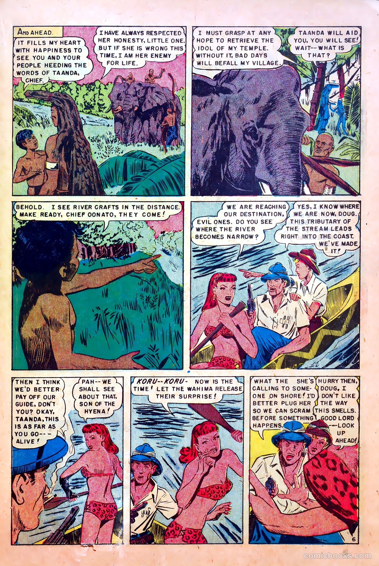 White Princess of the Jungle #1 (1951) — page 23 of 36