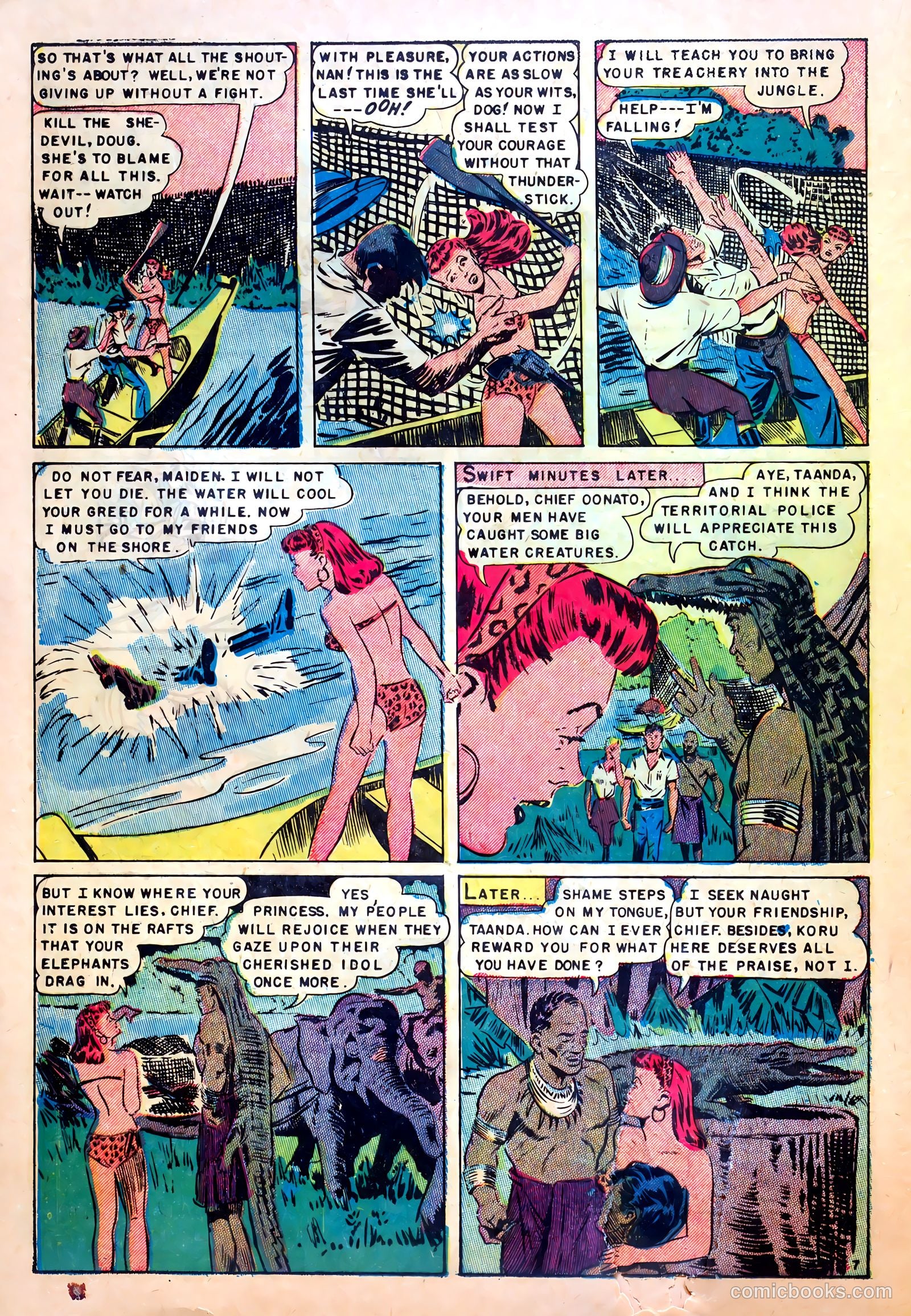 White Princess of the Jungle #1 (1951) — page 24 of 36