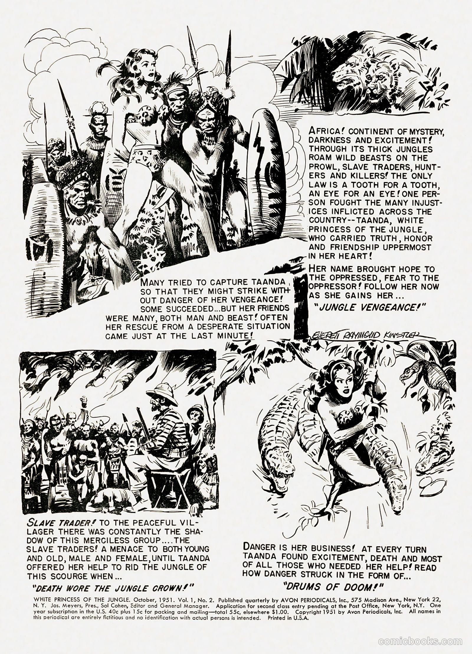 White Princess of the Jungle #2 (1951) — page 2 of 36