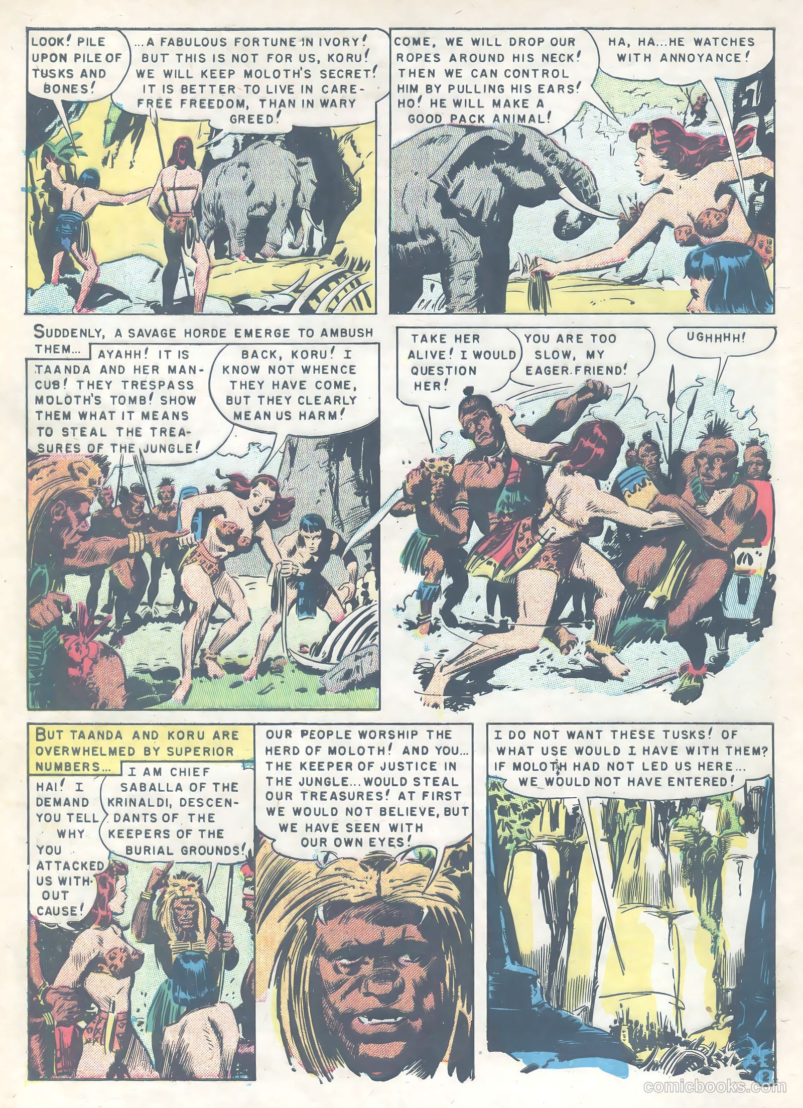 White Princess of the Jungle #2 (1951) — page 4 of 36