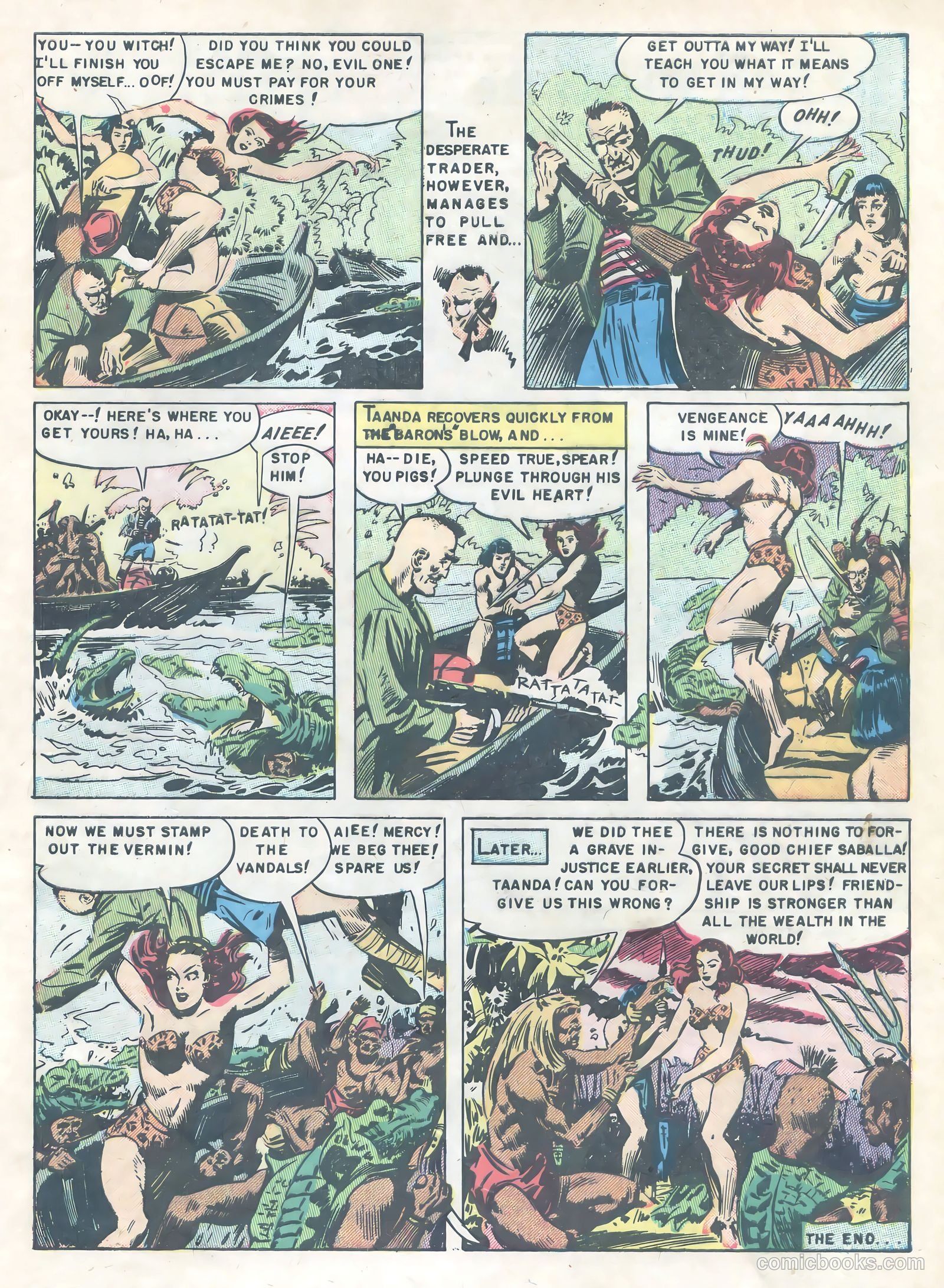 White Princess of the Jungle #2 (1951) — page 9 of 36