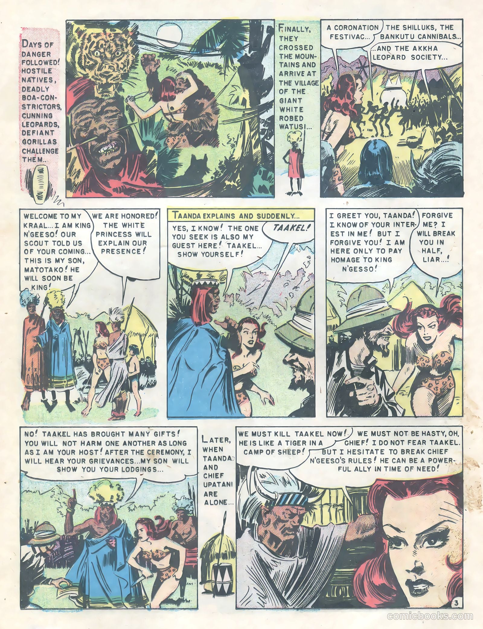White Princess of the Jungle #2 (1951) — page 12 of 36