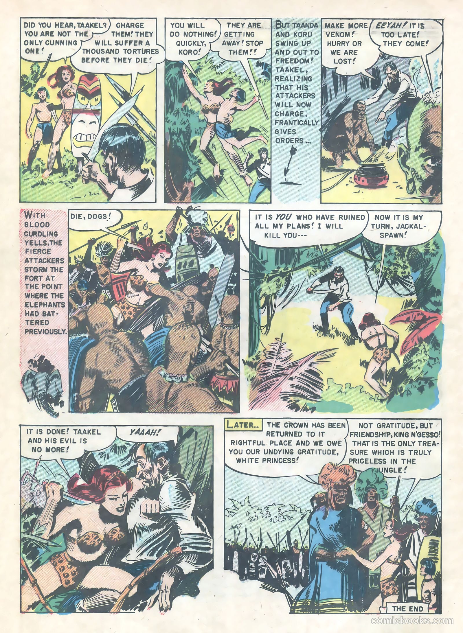 White Princess of the Jungle #2 (1951) — page 16 of 36