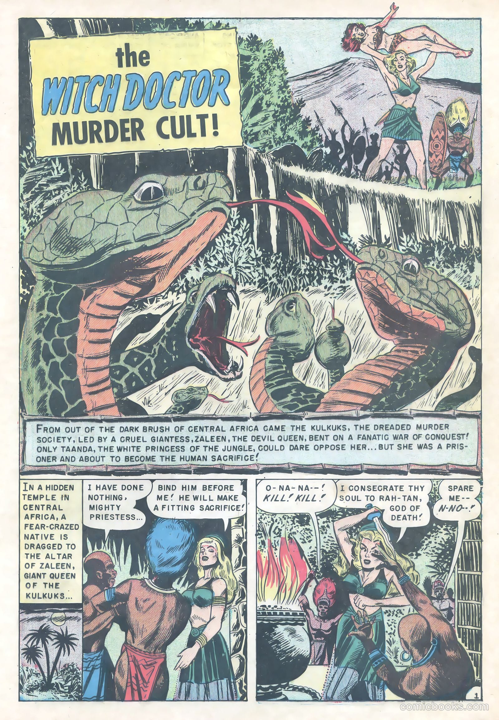 White Princess of the Jungle #2 (1951) — page 17 of 36