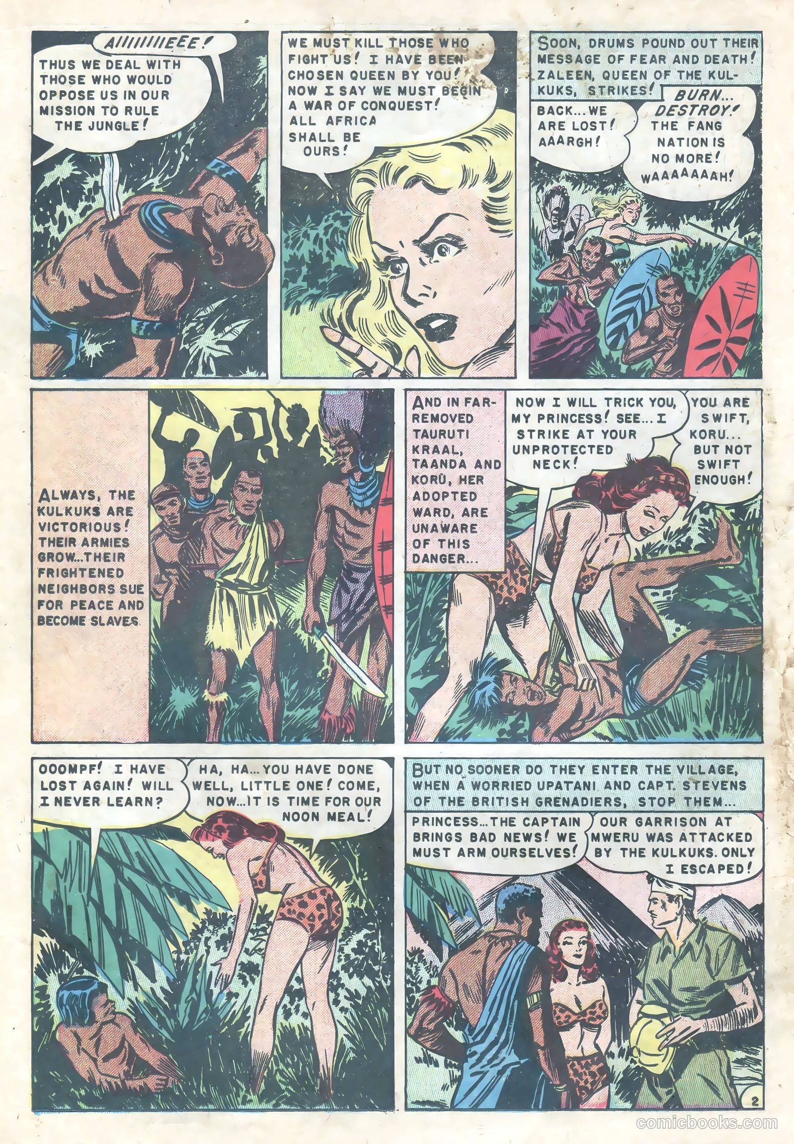 White Princess of the Jungle #2 (1951) — page 18 of 36