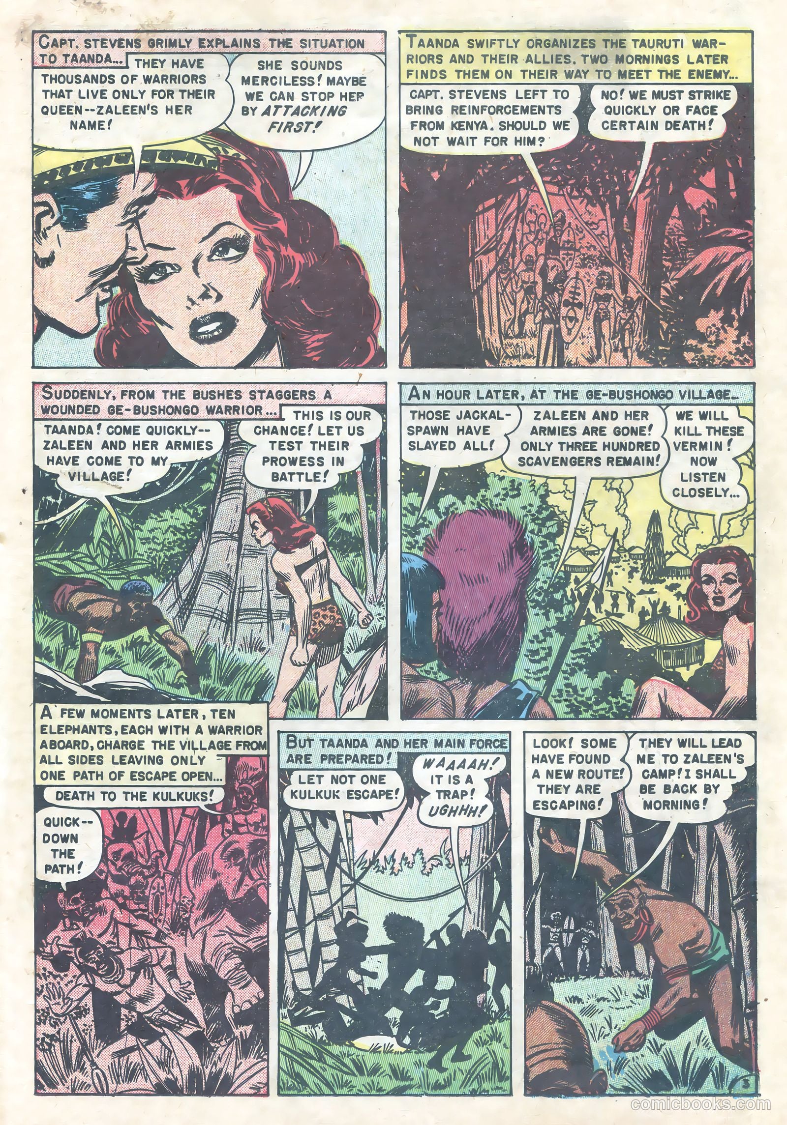 White Princess of the Jungle #2 (1951) — page 19 of 36