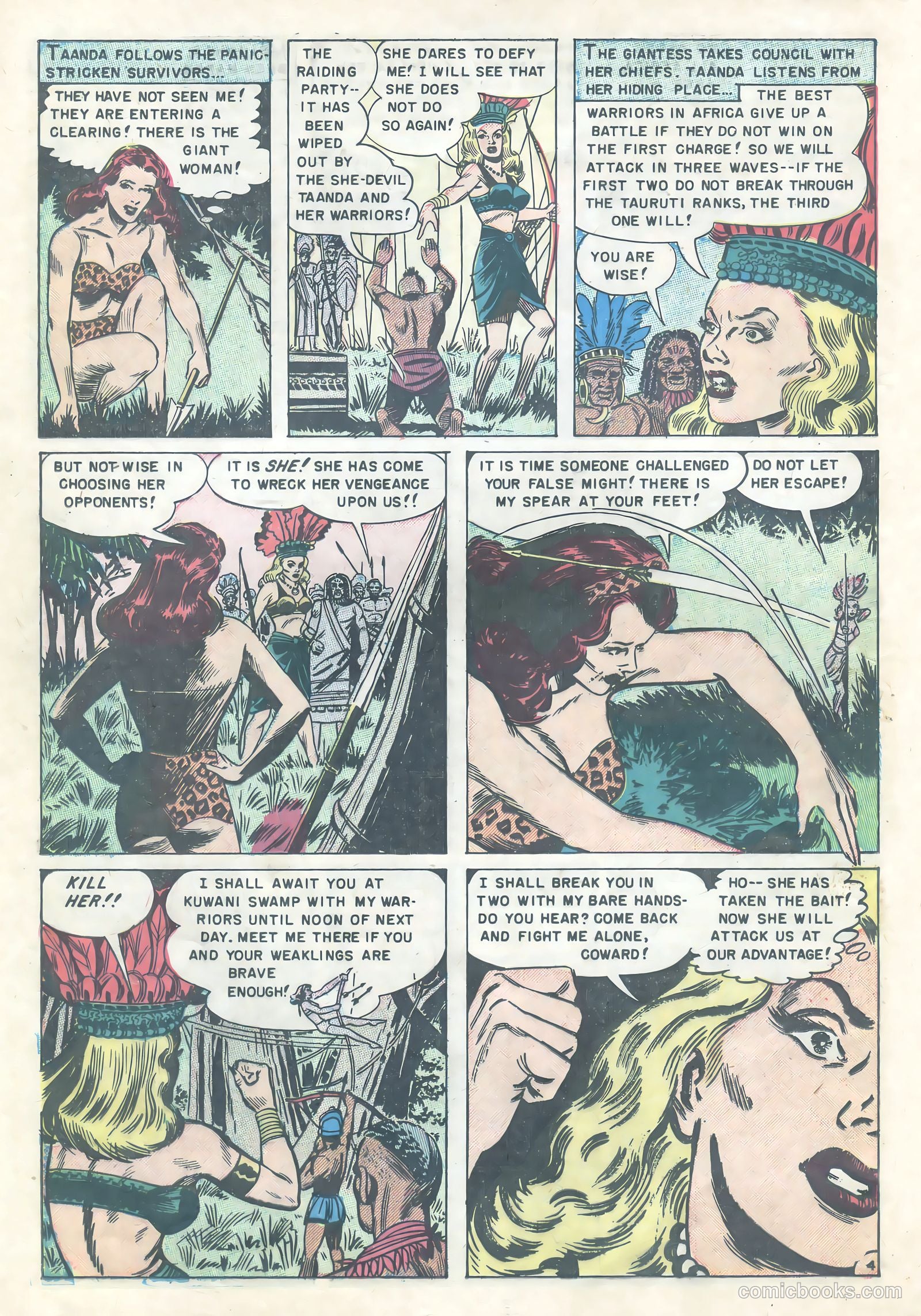 White Princess of the Jungle #2 (1951) — page 20 of 36