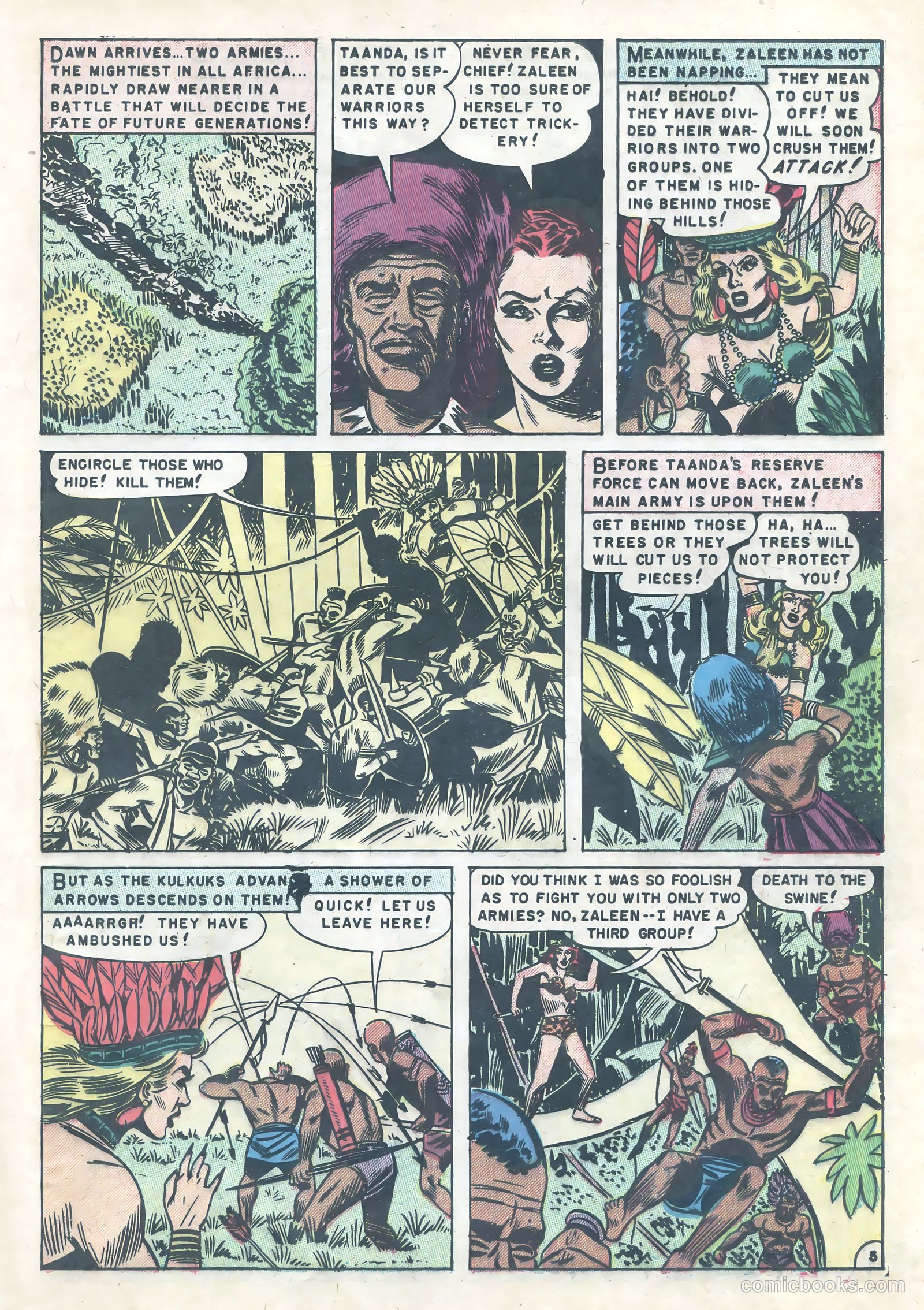 White Princess of the Jungle #2 (1951) — page 21 of 36