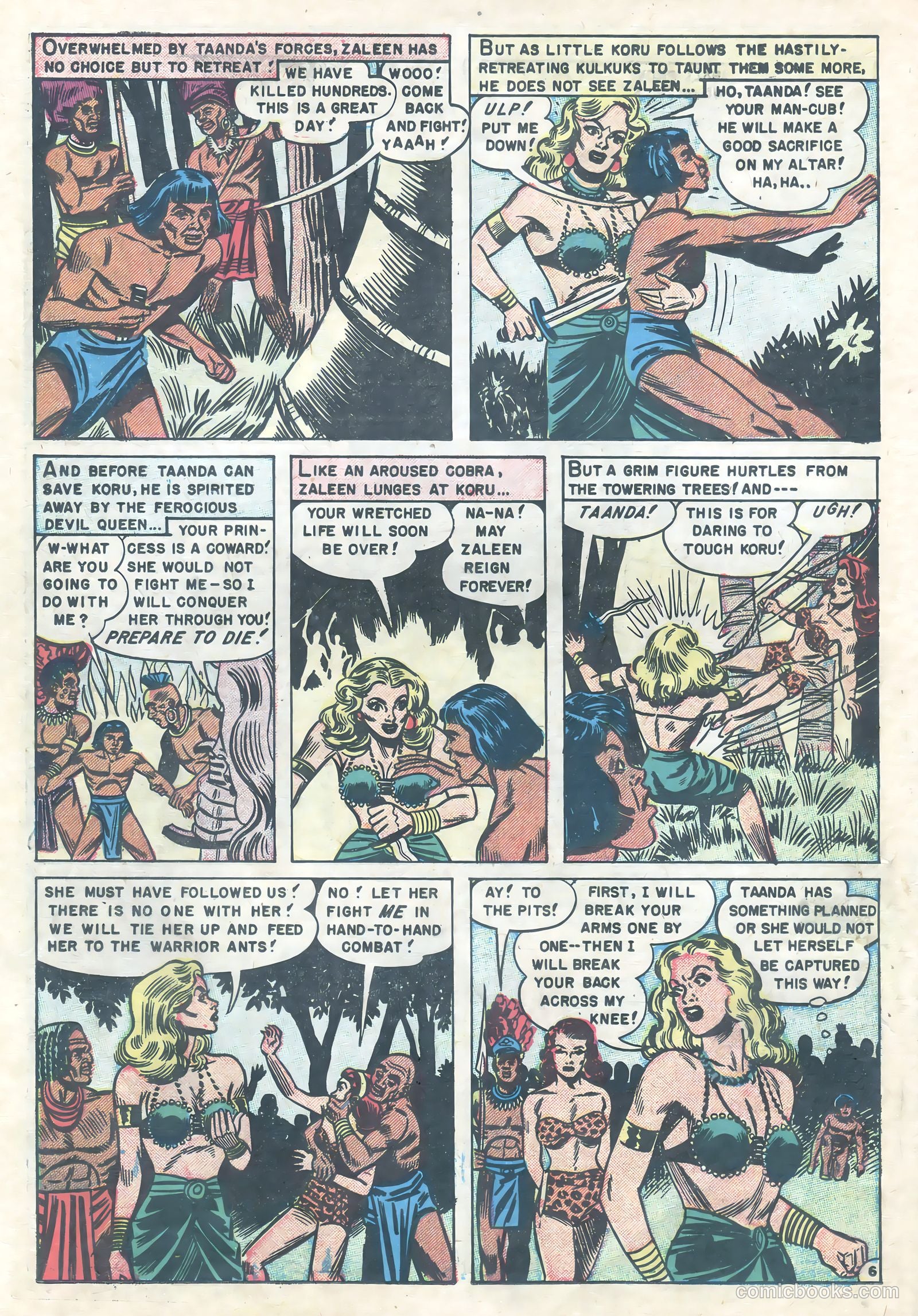White Princess of the Jungle #2 (1951) — page 22 of 36