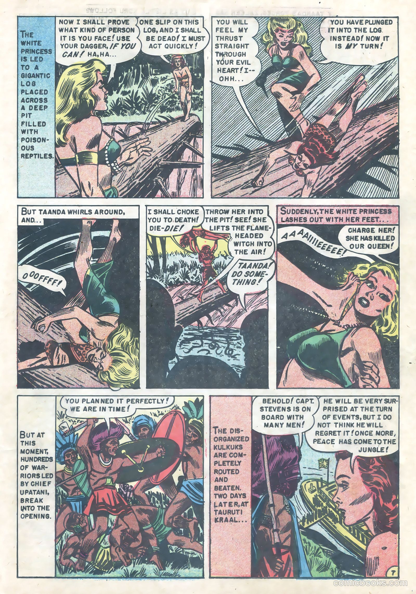 White Princess of the Jungle #2 (1951) — page 23 of 36
