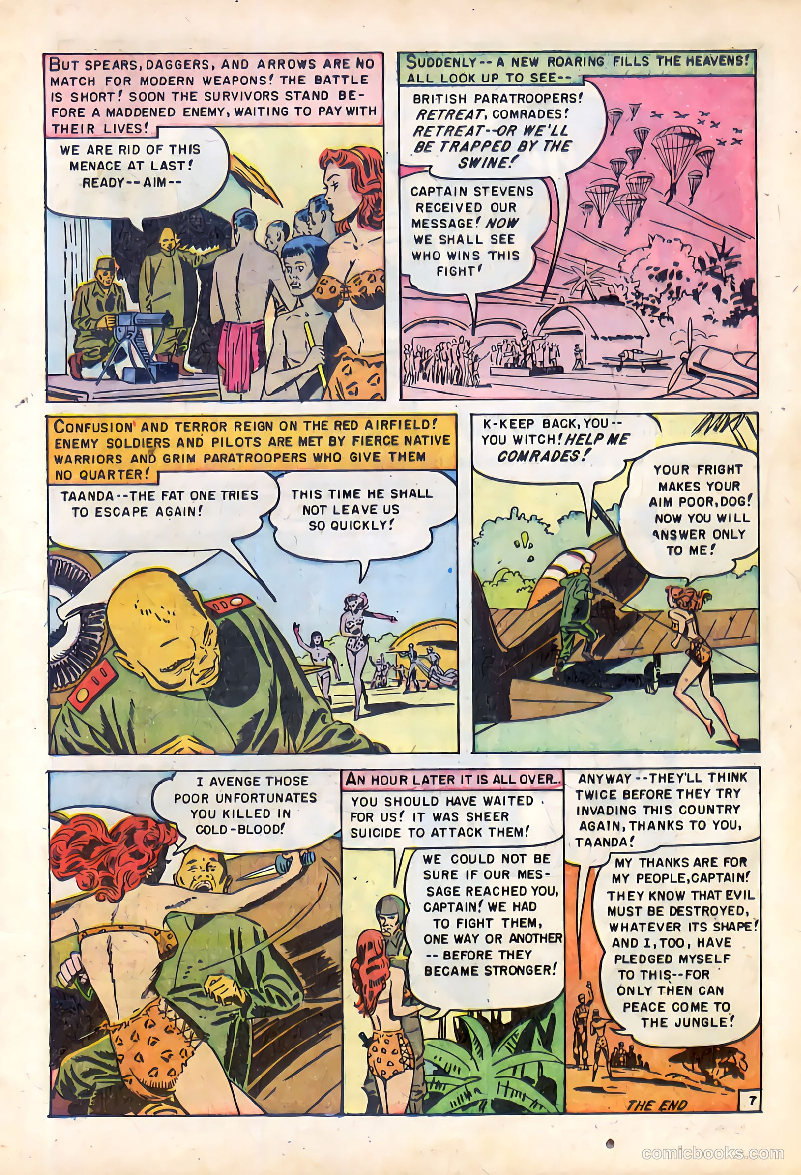 White Princess of the Jungle #3 (1952) — page 9 of 36