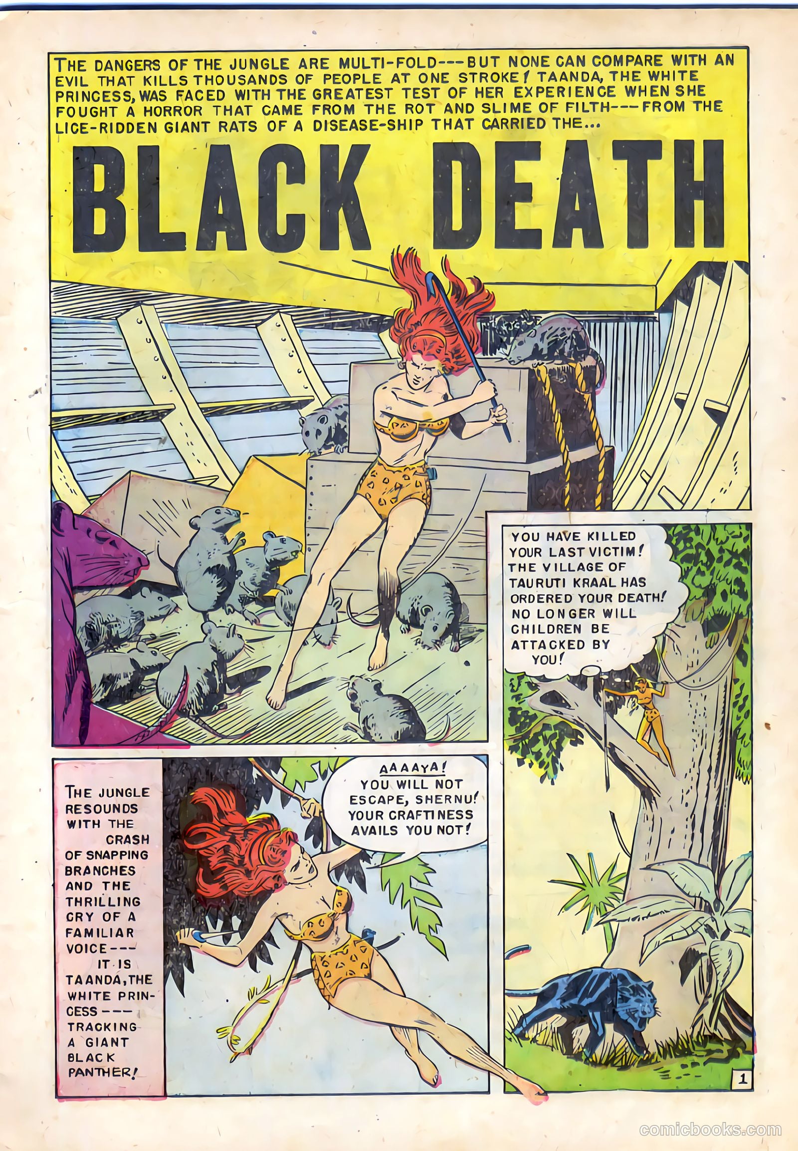 White Princess of the Jungle #3 (1952) — page 11 of 36