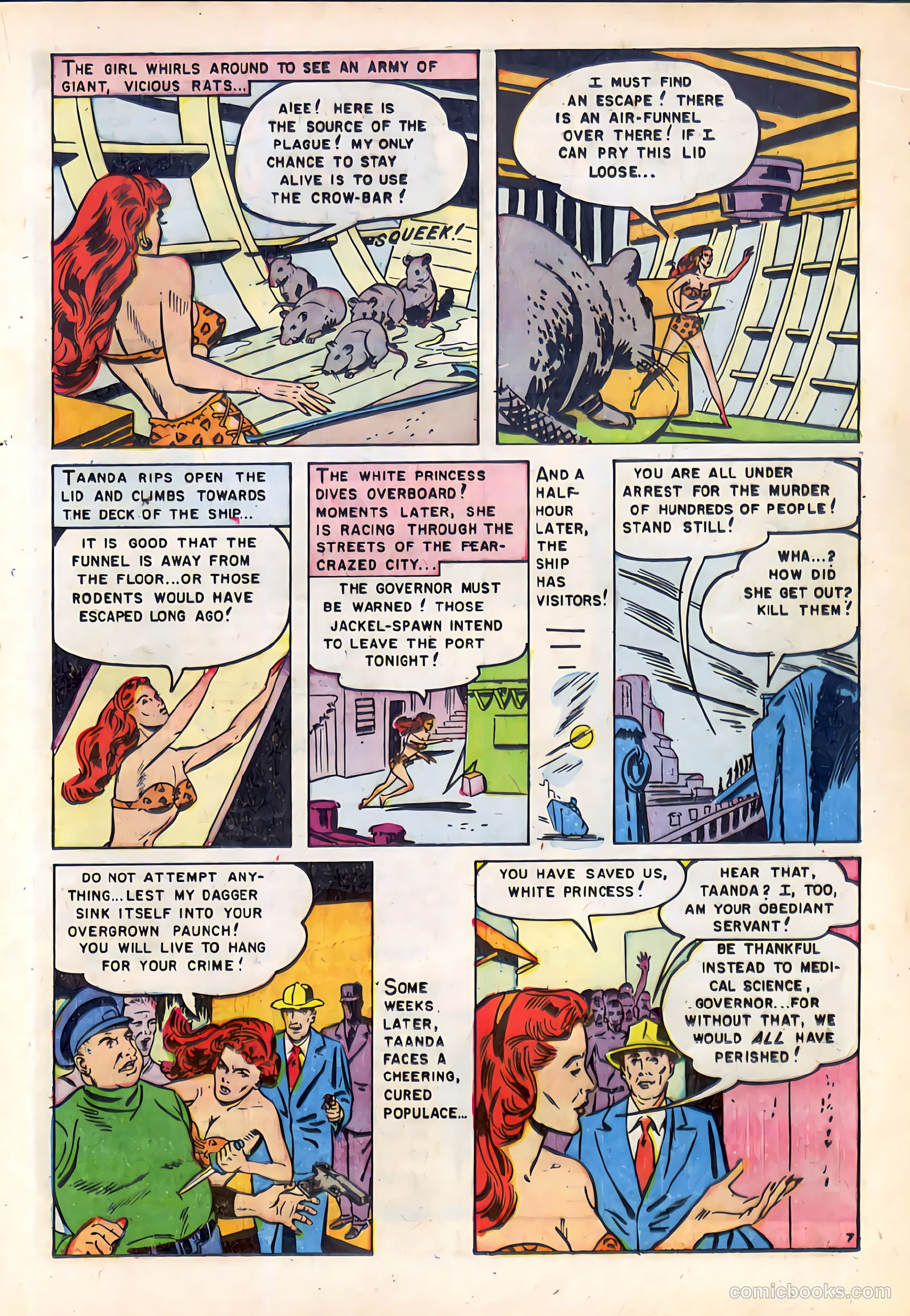 White Princess of the Jungle #3 (1952) — page 17 of 36