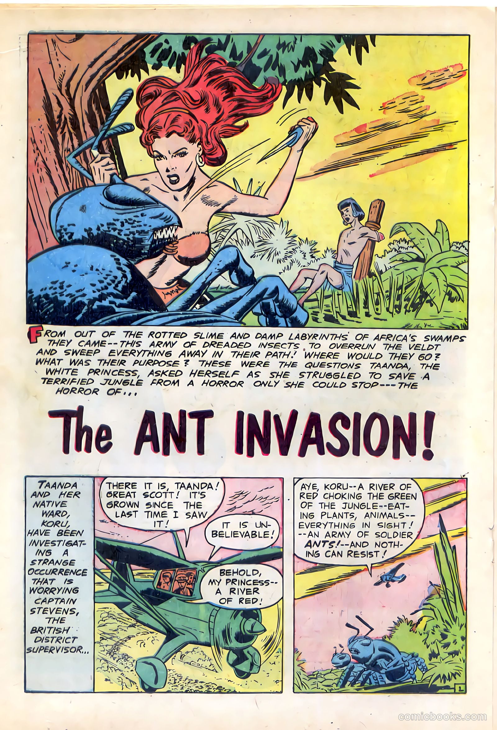 White Princess of the Jungle #3 (1952) — page 20 of 36
