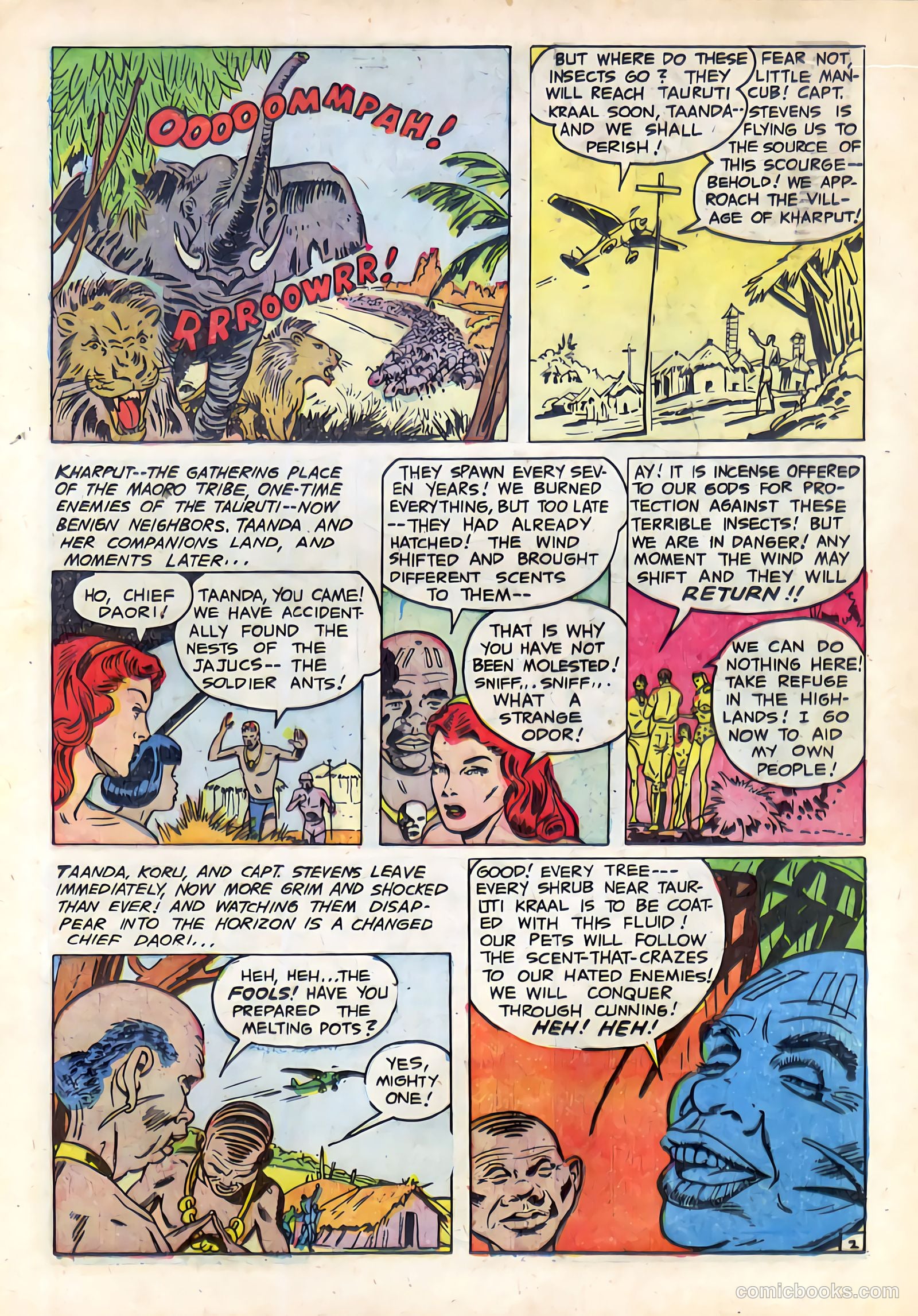 White Princess of the Jungle #3 (1952) — page 21 of 36