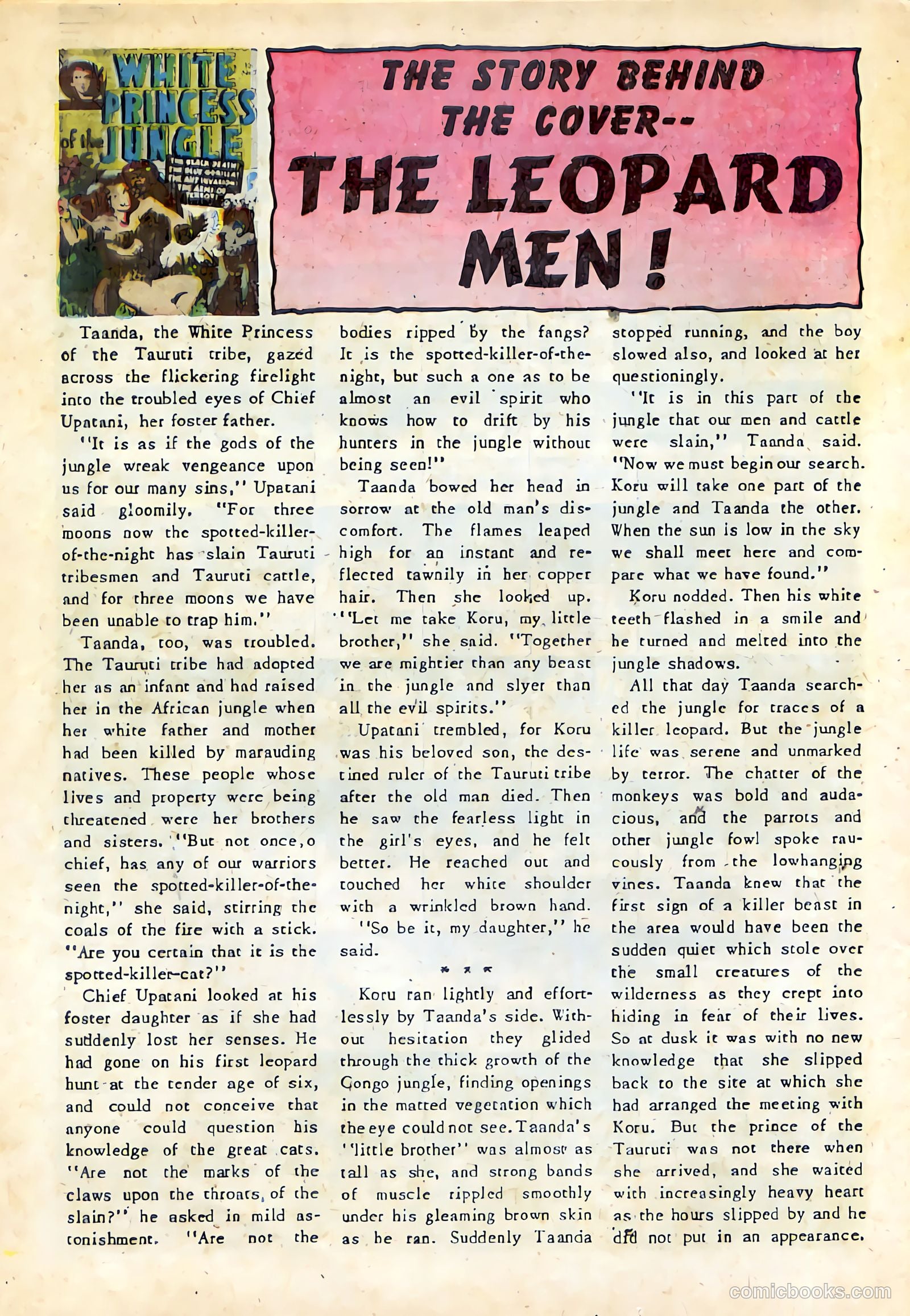 White Princess of the Jungle #3 (1952) — page 26 of 36
