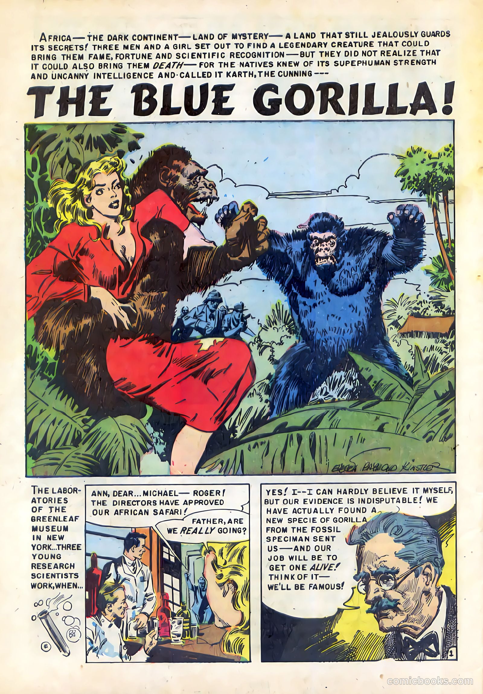 White Princess of the Jungle #3 (1952) — page 28 of 36