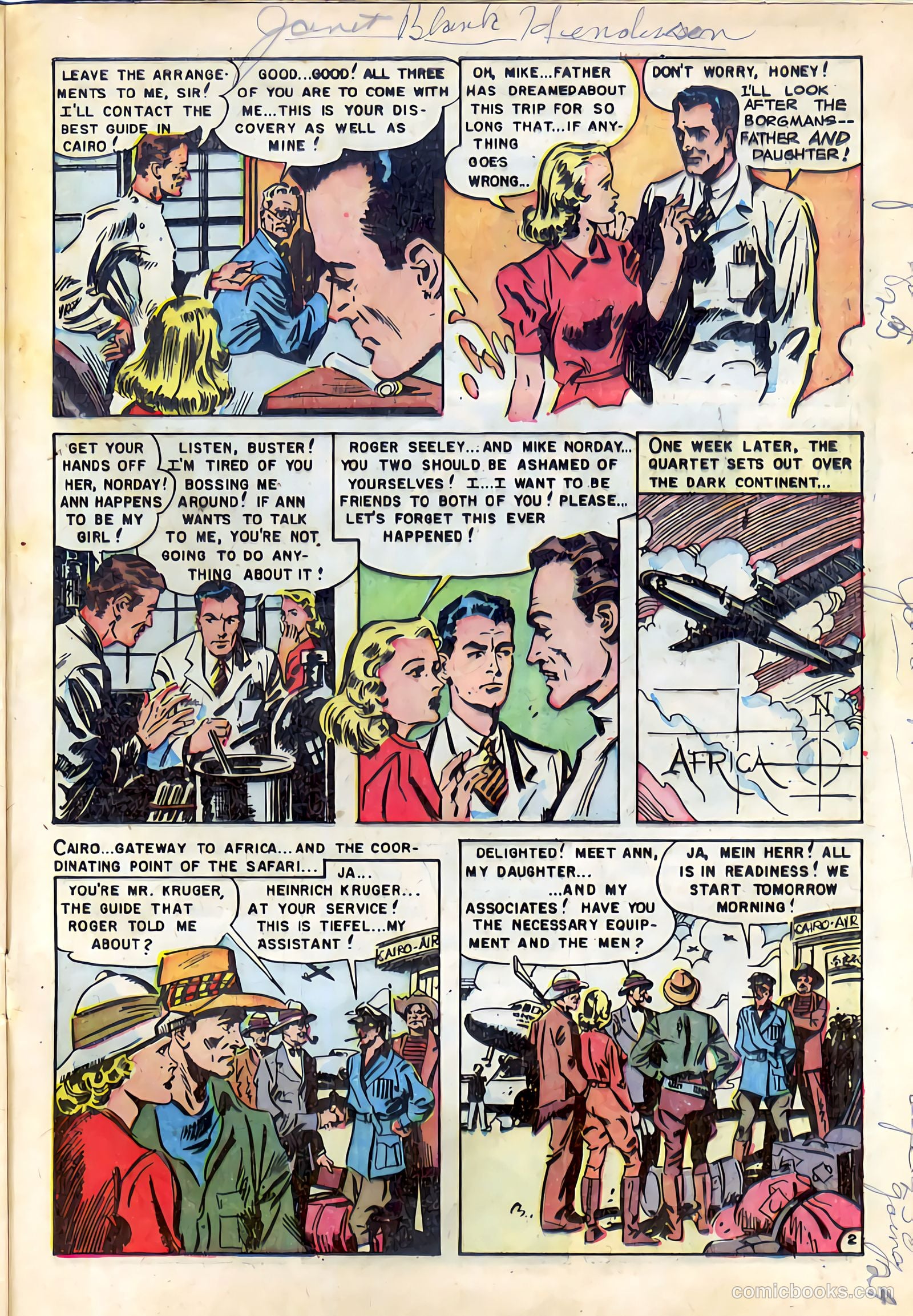 White Princess of the Jungle #3 (1952) — page 29 of 36