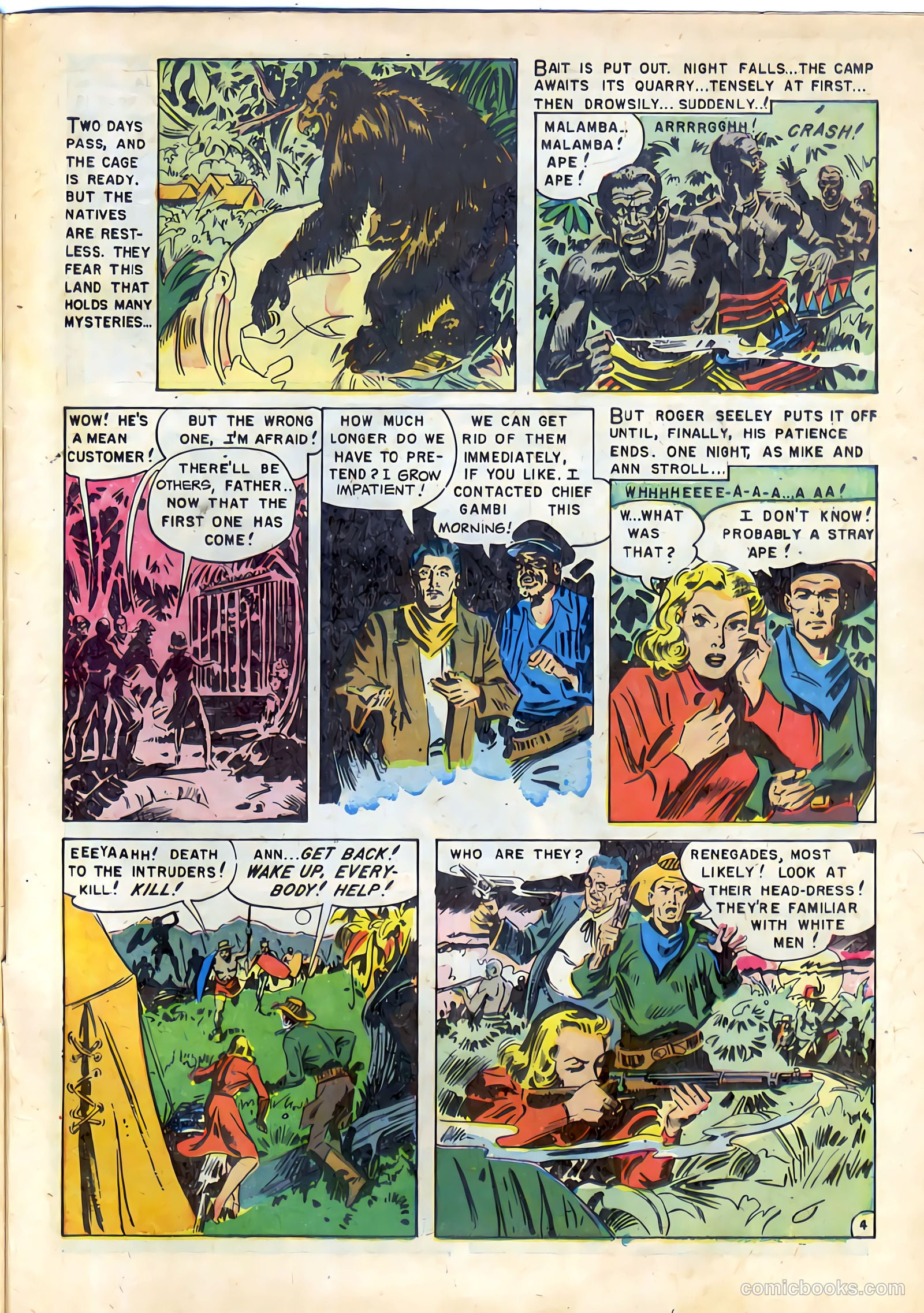 White Princess of the Jungle #3 (1952) — page 31 of 36
