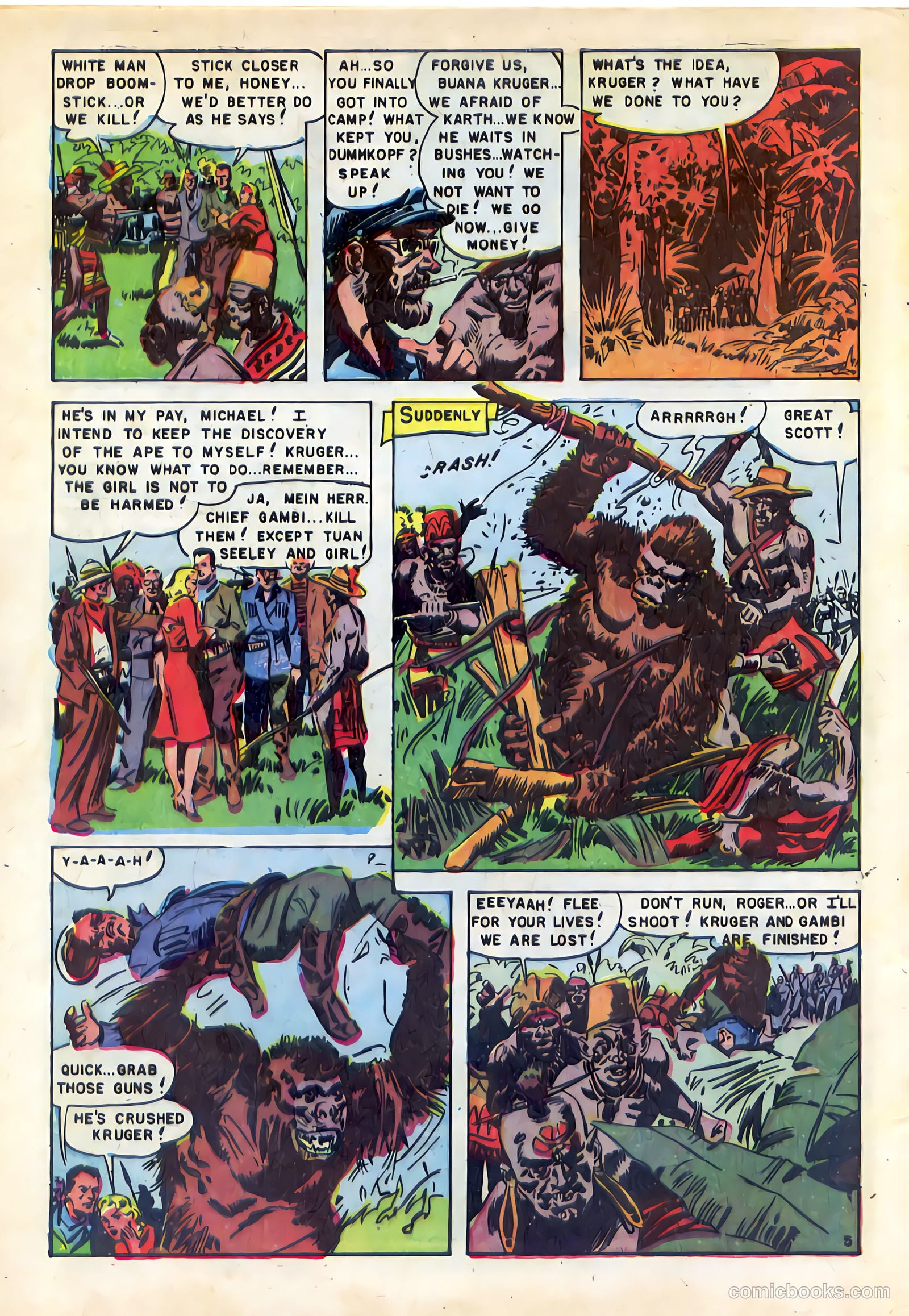 White Princess of the Jungle #3 (1952) — page 32 of 36