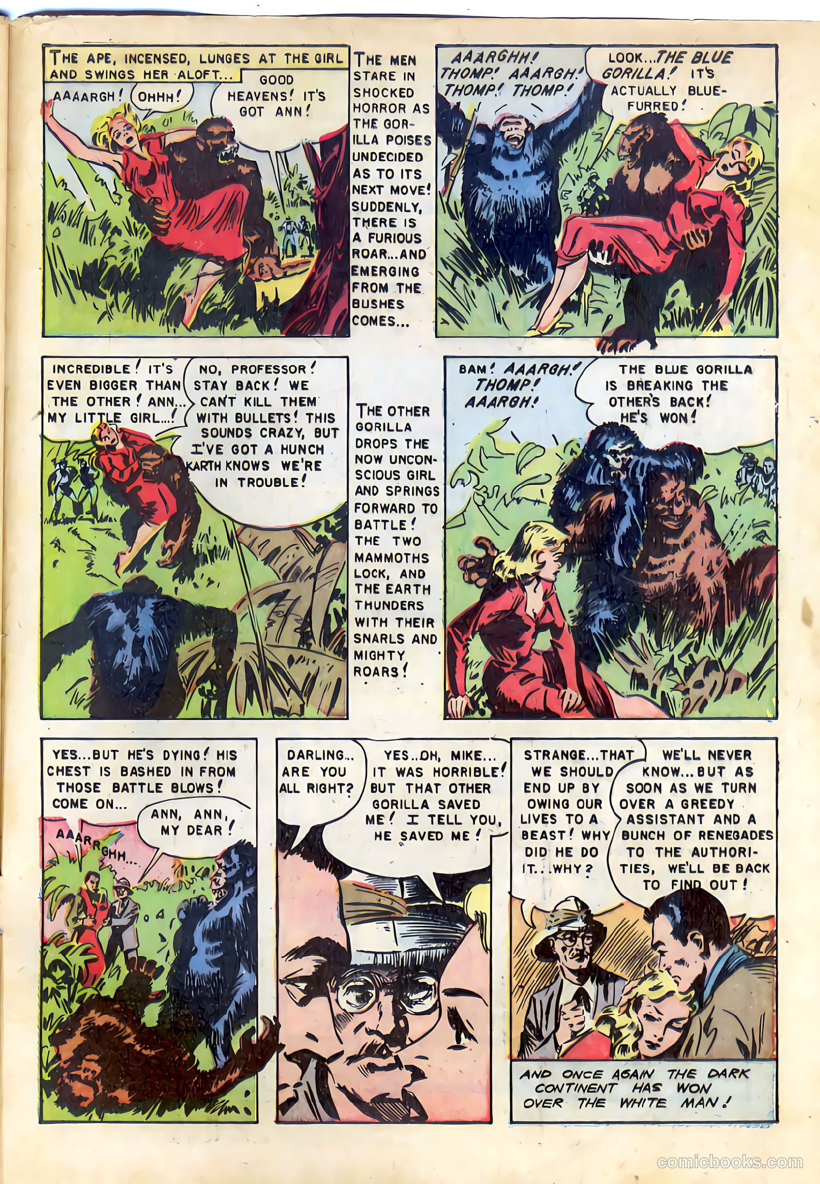 White Princess of the Jungle #3 (1952) — page 33 of 36